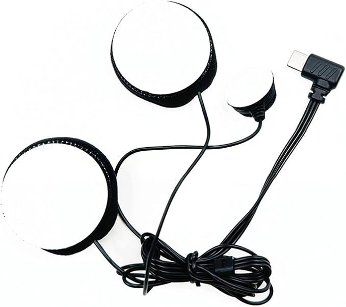 Auricular para casco completo con micrófono tipo C miniatura 5