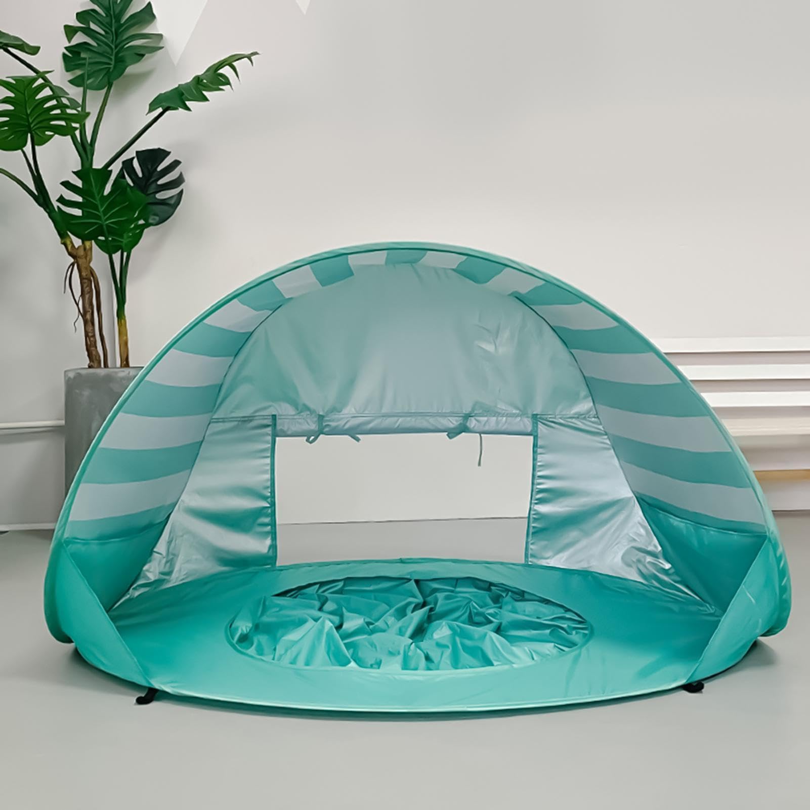 Tenda da spiaggia per bambini con piscina | Portatile con mini piscina e protezione raggi UV,Solare Da Spiaggia | Per Vacanze, Viaggi, Campeggio, Picnic, Gite, Giardino, Cortile e Prato