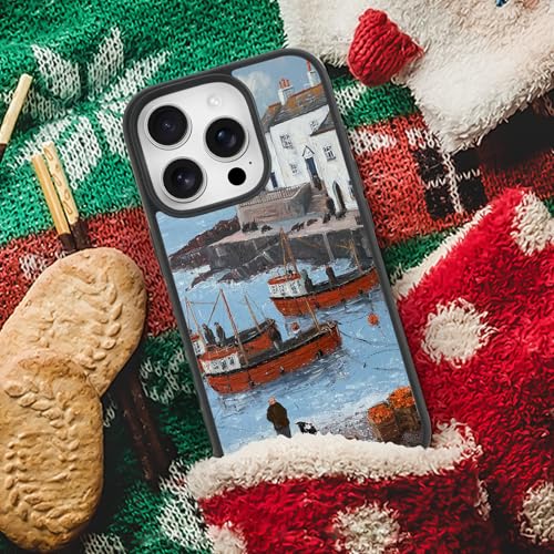 Coque iPhone 16 Pro peinture à l'huile avec cadre TPU premium - 6