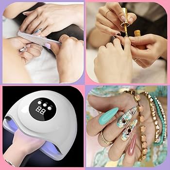 Amazon.co.jp: UV LED ネイルランプ 両手用 プロフェッショナル 72W UV