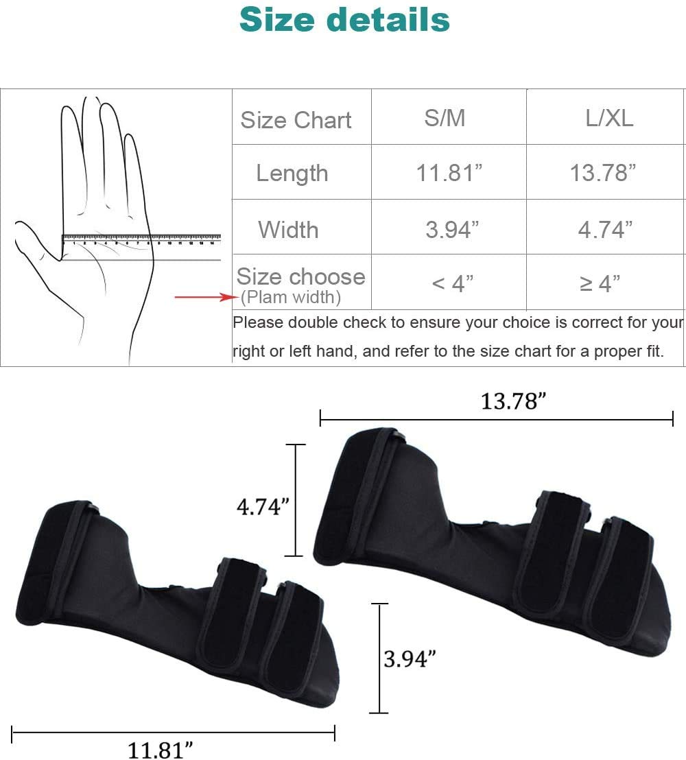 Soft Resting Hand Splint Night Wrist Splint Support Immobilizer Finger