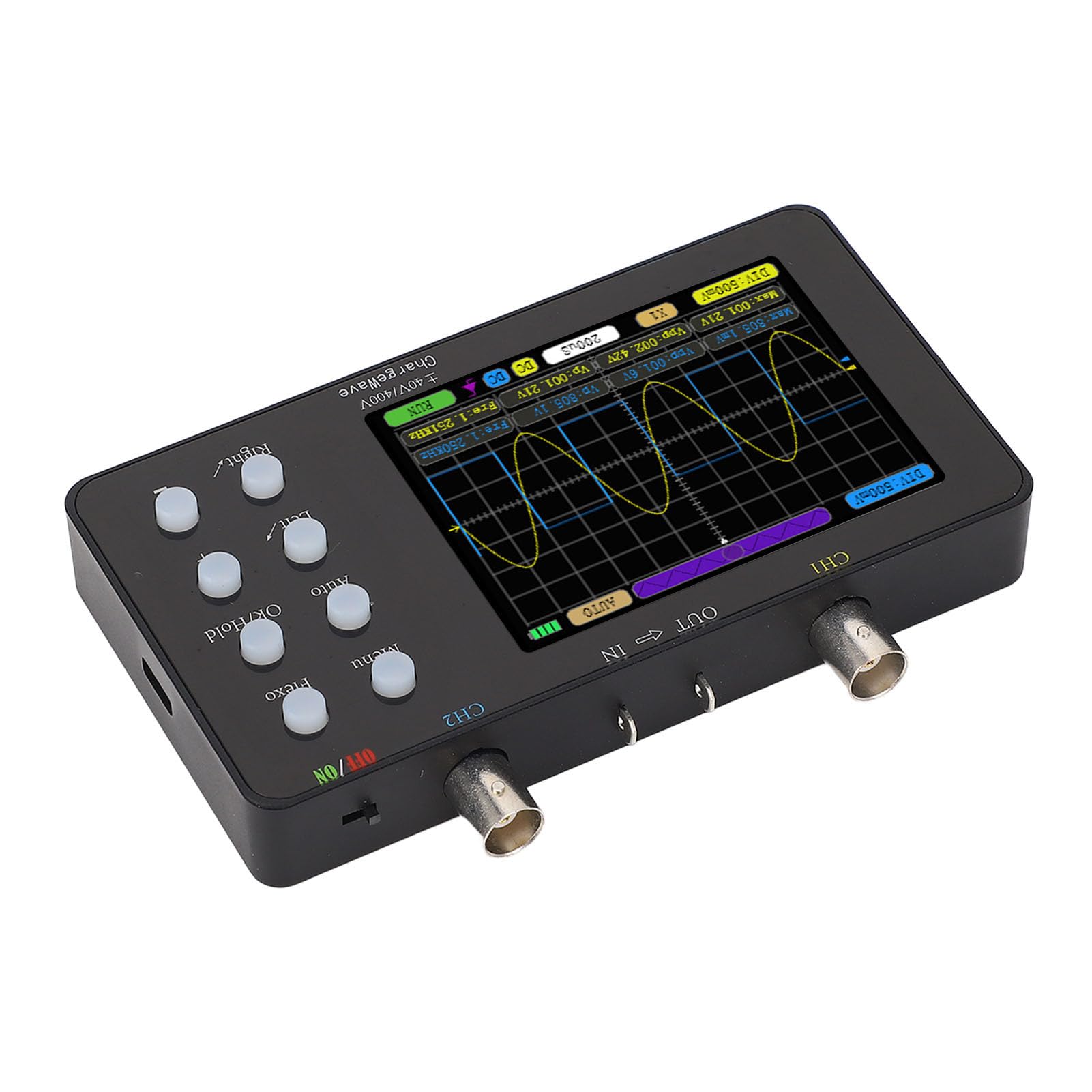 Oscilloscopio Digitale Portatile per Tablet Cattura in Modo Efficiente Forme D'onda Complesse per Riparazione di Apparecchi, Hobby Elettronici e Diagnostica Automobilistica Frequenza di