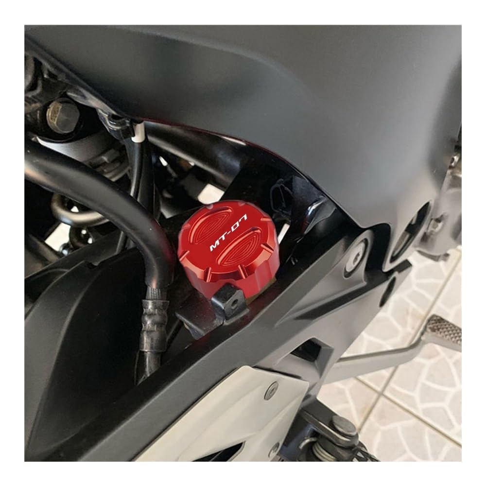 Bremsflüssigkeitsdeckel Für MT07 2021 2022 MT 07 FZ07 2014-2023 Motorrad Vorne Hinten Brems Flüssigkeit Reservoir Abdeckung Motor Öl Kappe
