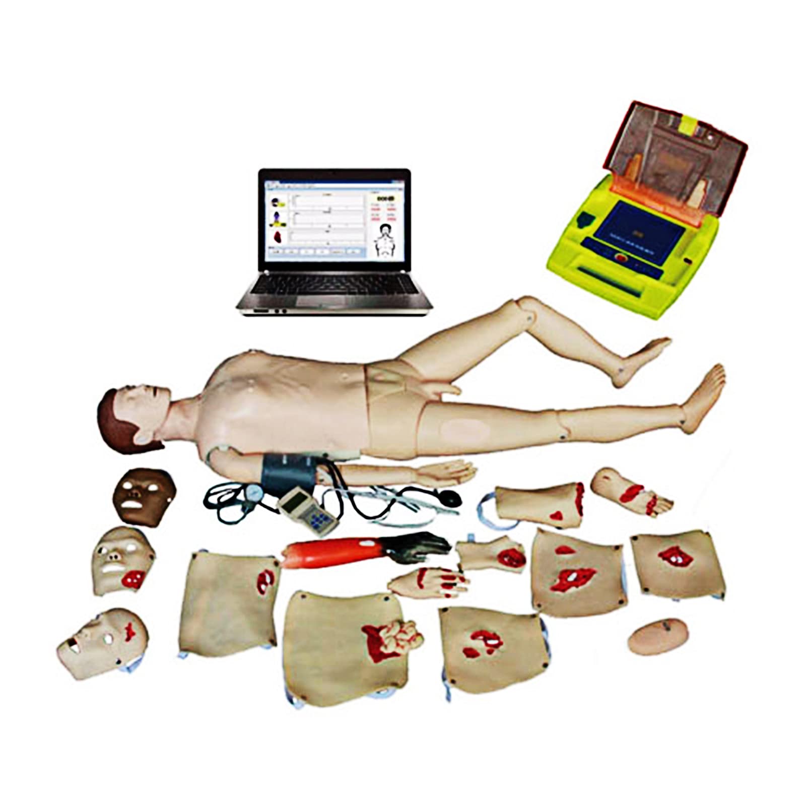 Buy FullFunction First Aid Training Model CPR Blood Pressure Measurement AED Defibrillation