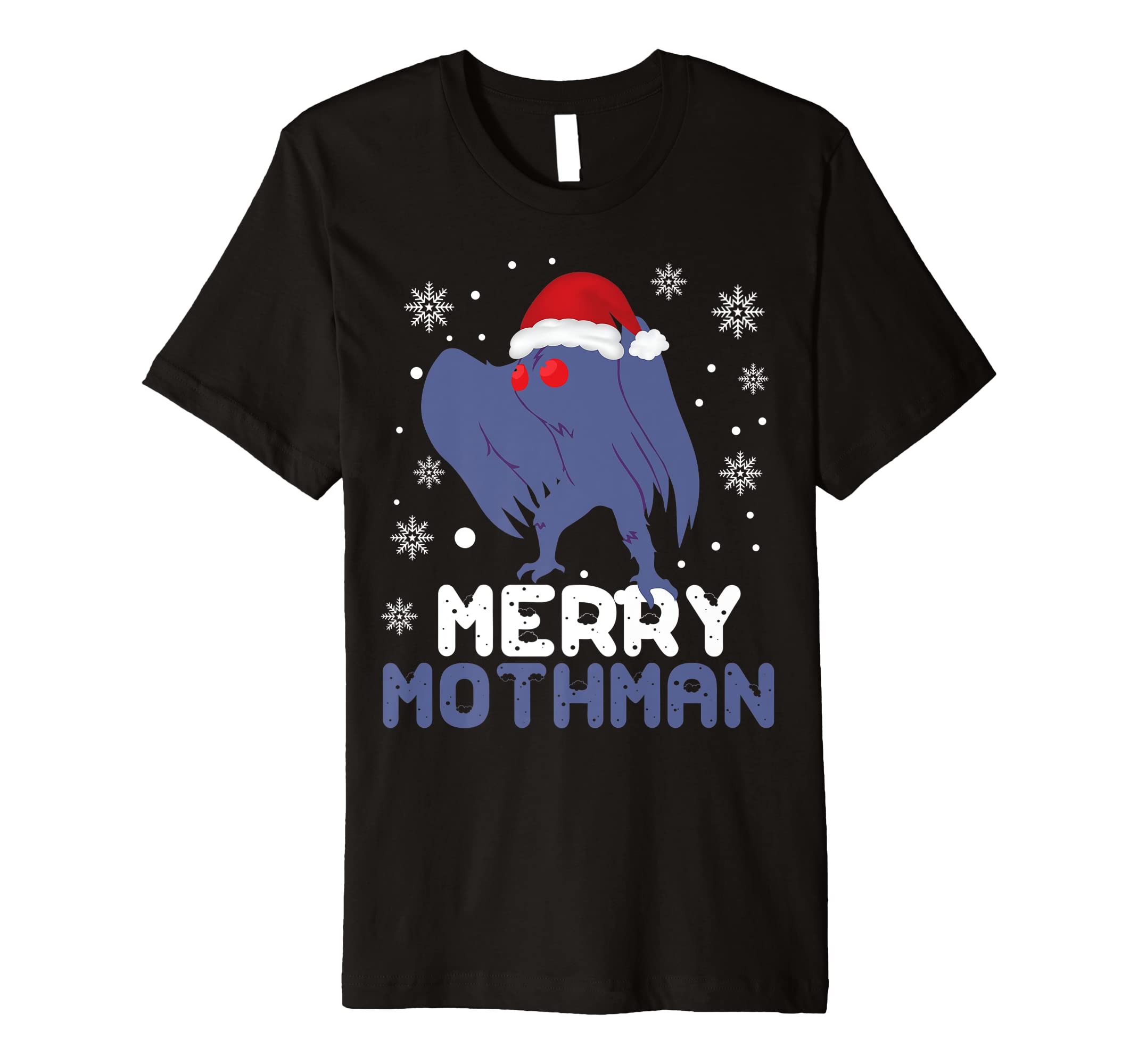 Merry Mothman Moth New Year Christmas Premium T-Shirt