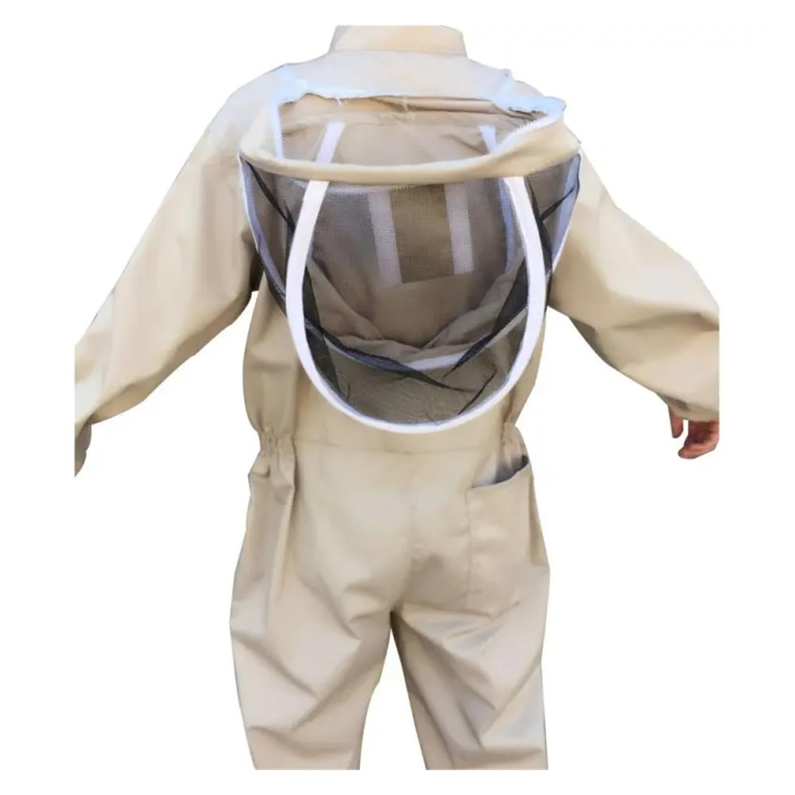 Tuta da apicoltore, Tuta for coltura Abbigliamento for 1 set for professionale ventilata for tutto il corpo con guanti(L)