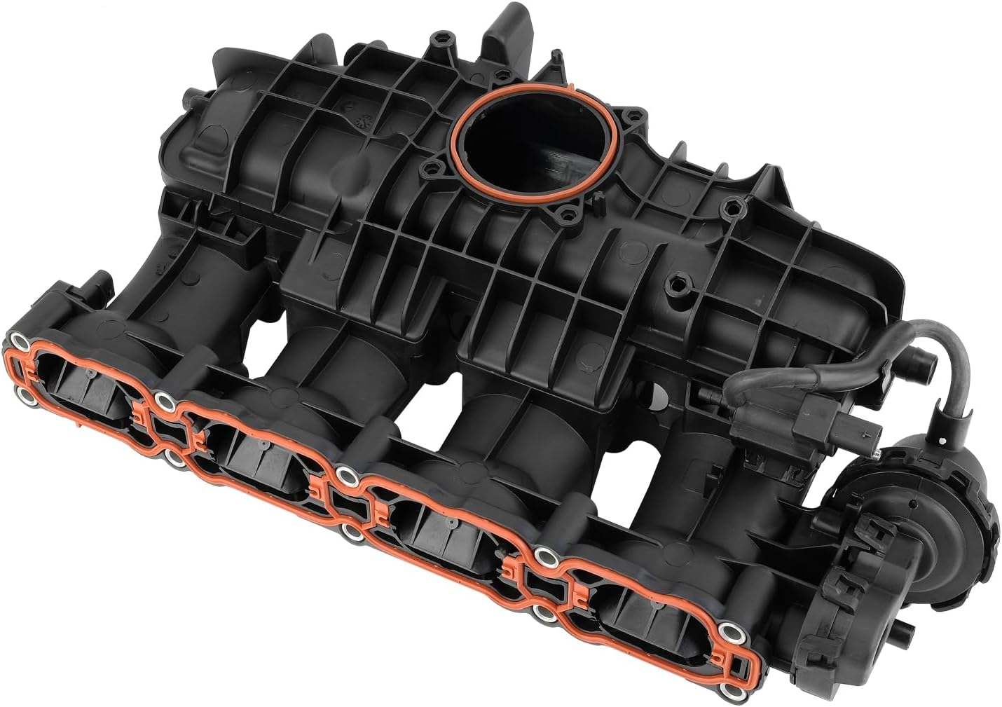 06L133201AB Engine Intake Manifold W/Solenoid Valve, Gaskets & Sensor Compatible with VW Jetta/Beetle/Passat/Golf/SportWagen 1.8L 2.0L 2013-2019 Replace 06L133201AS 06L133201F