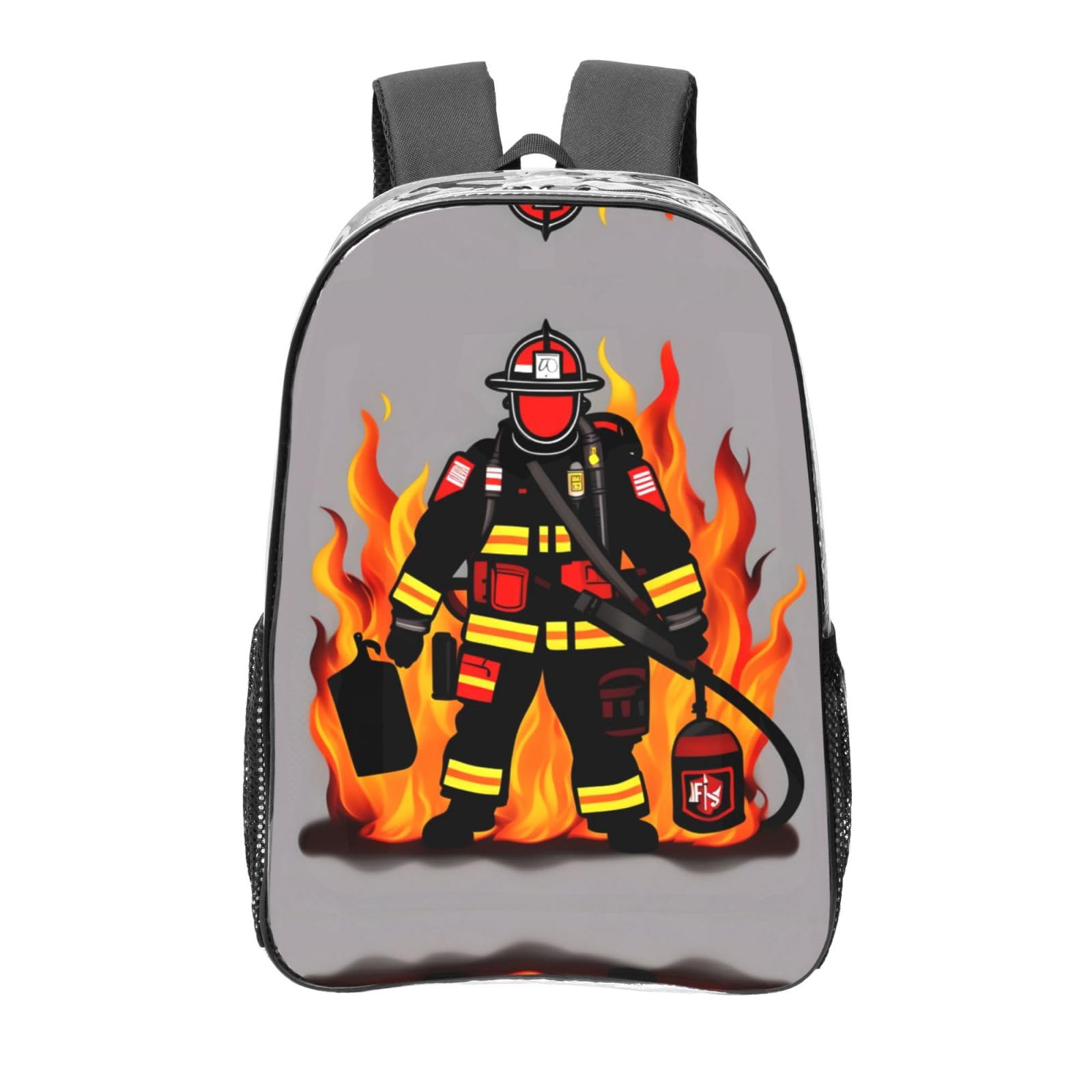 Mochila transparente resistente de talla única con estampado 8