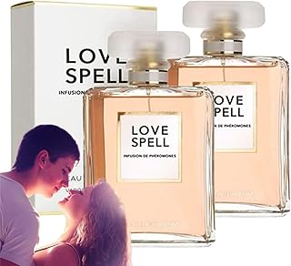 Oveallgo Lovespell Elixir Eau De Parfum Intense, Oveallgo Lovespell Elixir Perfume, Lovespell Pheromone Perfume Spray, Pheromone Cologne for Woman to Attract Men, Long Lasting Perfume (2 Pcs)