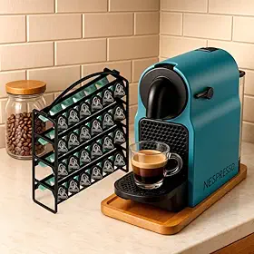 Suporte Porta 48 Cápsulas Cafe Nespresso (Preto)