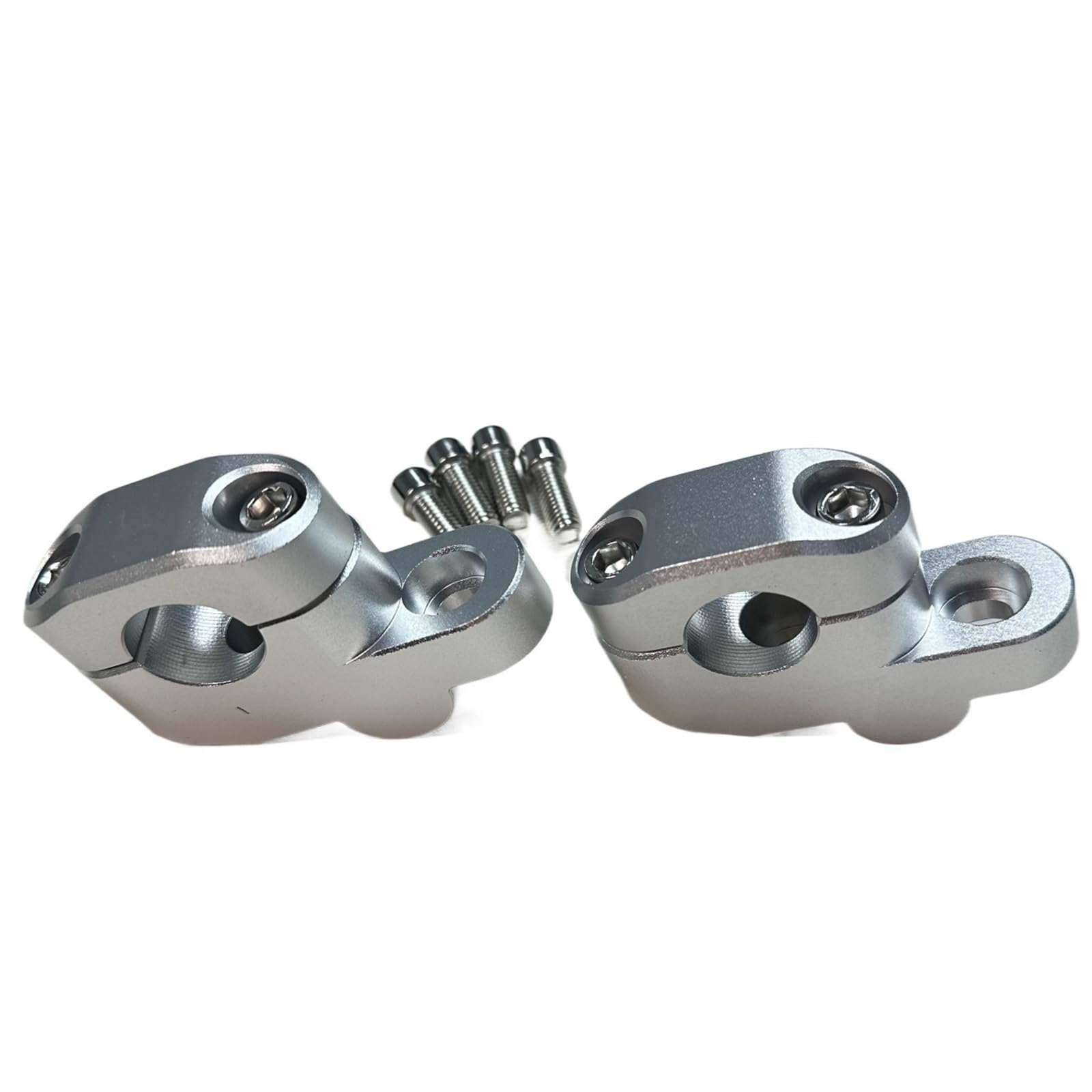 DGOINGPI Universal 22mm 25mm 28mm Handlebar Risers Extension Back Moved Riser(28mm silver)