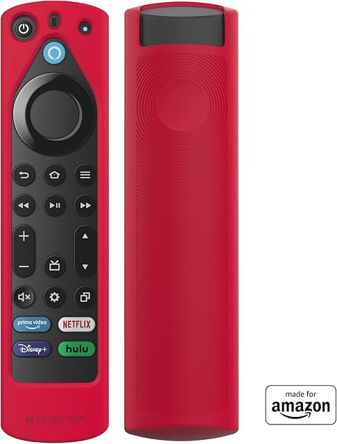 Made for Amazon Remote Cover Case for Fire TV Edition, Fire TV Omni Series, and Fire TV 4-series
