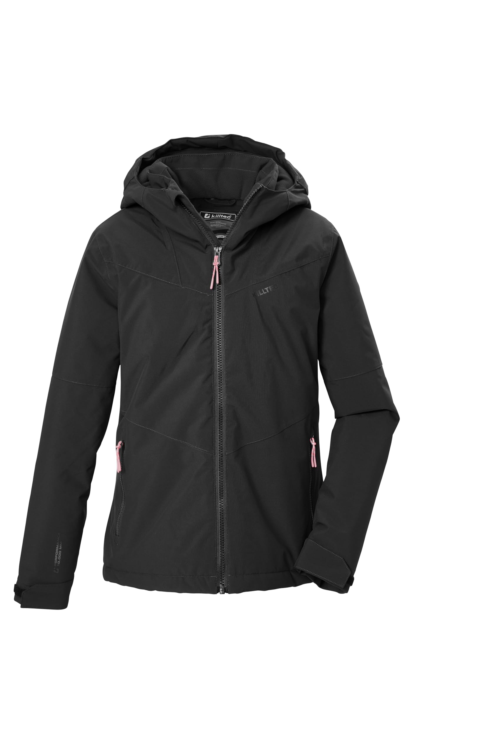 killtec KOW 161 GRLS JCKT 44881-000 Girls' Functional Winter Jacket with Hood Black 152