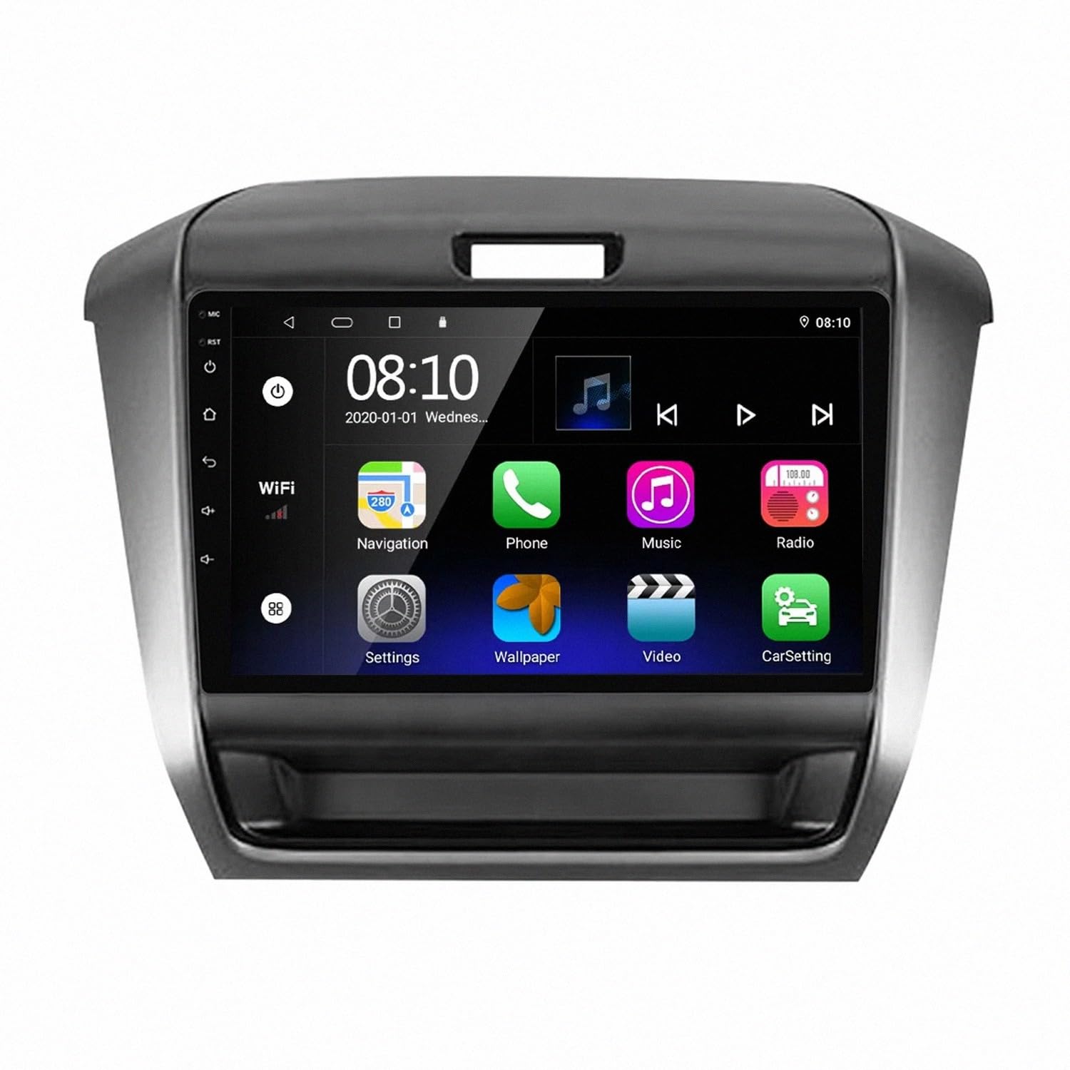 Radio Coche 2 DIN con Llamadas Manos Libres para Evitar Multas en Pajero 4 8