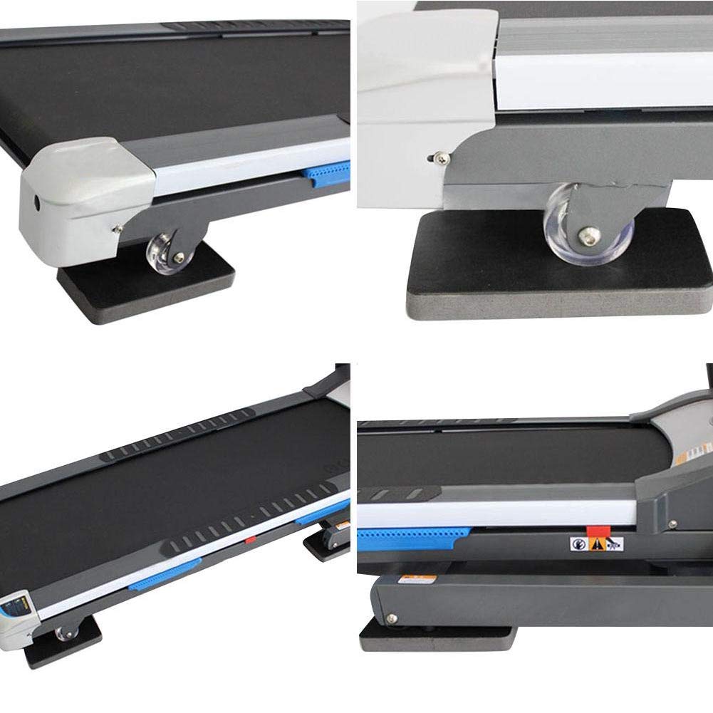 6 Pz Tappetini per Tapis Roulant, Tappetino per Tapis Roulant in Silicone da 10x10cm per Pavimenti Cuscinetti Antivibranti Antiscivolo Bifacciali per la Maggior Parte Delle Attrezzature Fitness