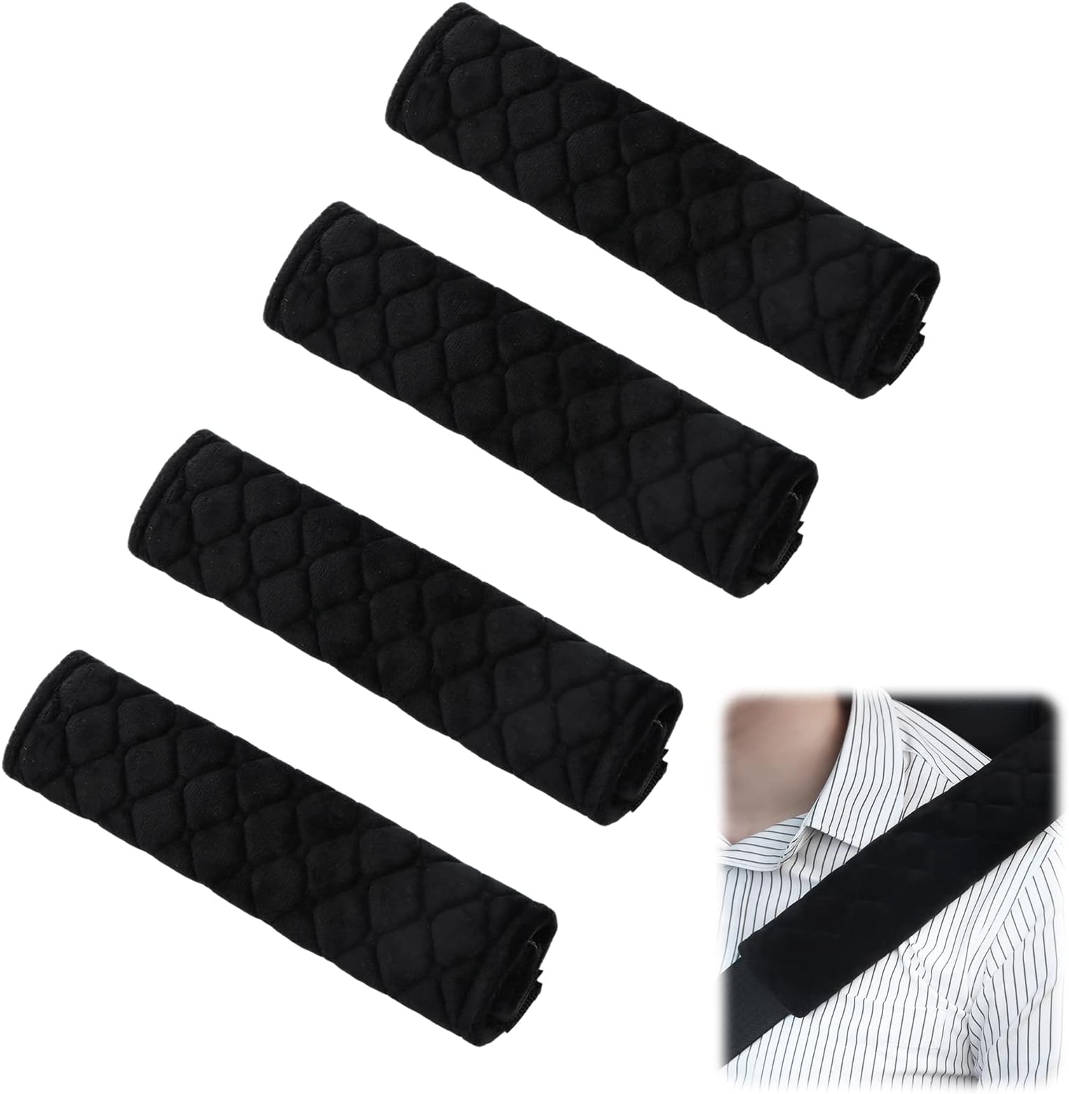 2x Gurtpolster Auto Für Schulter & Nacken - Bequemer Schutz Für Fahrer & Beifahrer