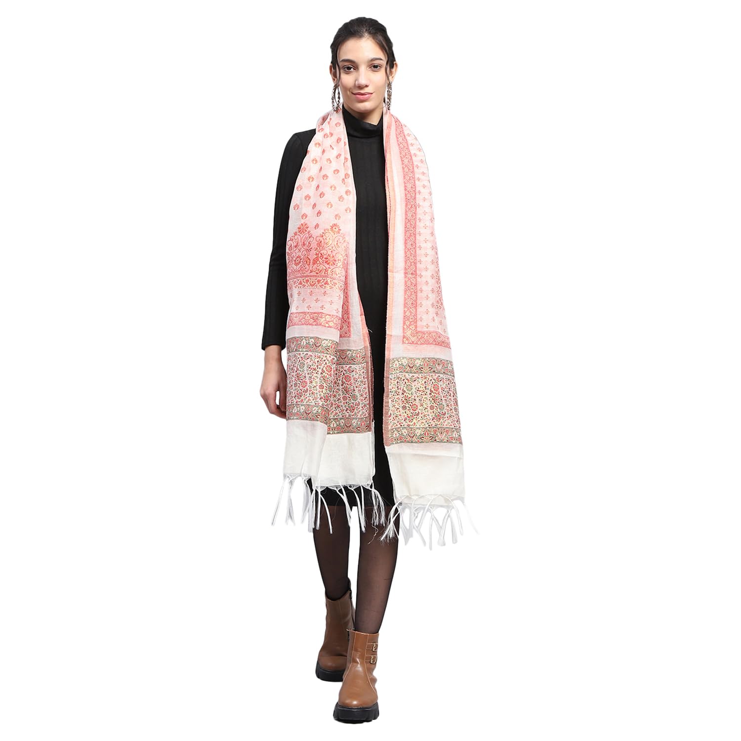 monte carlo Womens Self Design Stole (224STL4256)-picture-38