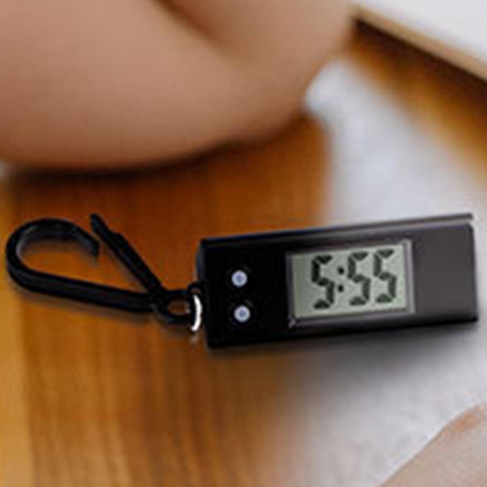 Reloj Llavero, Reloj De Bolsillo Digital - Reloj de bolsillo con llavero con pantalla digital para mochilas - Elegante reloj colgante, llavero, cronometraje silencioso y preciso para exámenes escolare