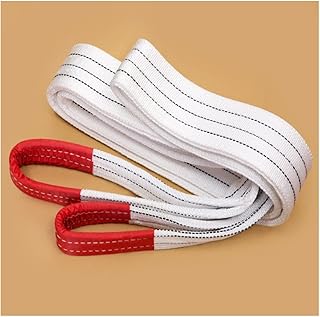 Sling Crane Slings Rope 3t 5t Durable Lifting Slings Multi-Layer Braided Lifting Ropes Rigging Straps Nylon Slings for Lifting 1T, 2T, 3T, 5T Lift Sling Strap (Color : 5T, Size : 3M)