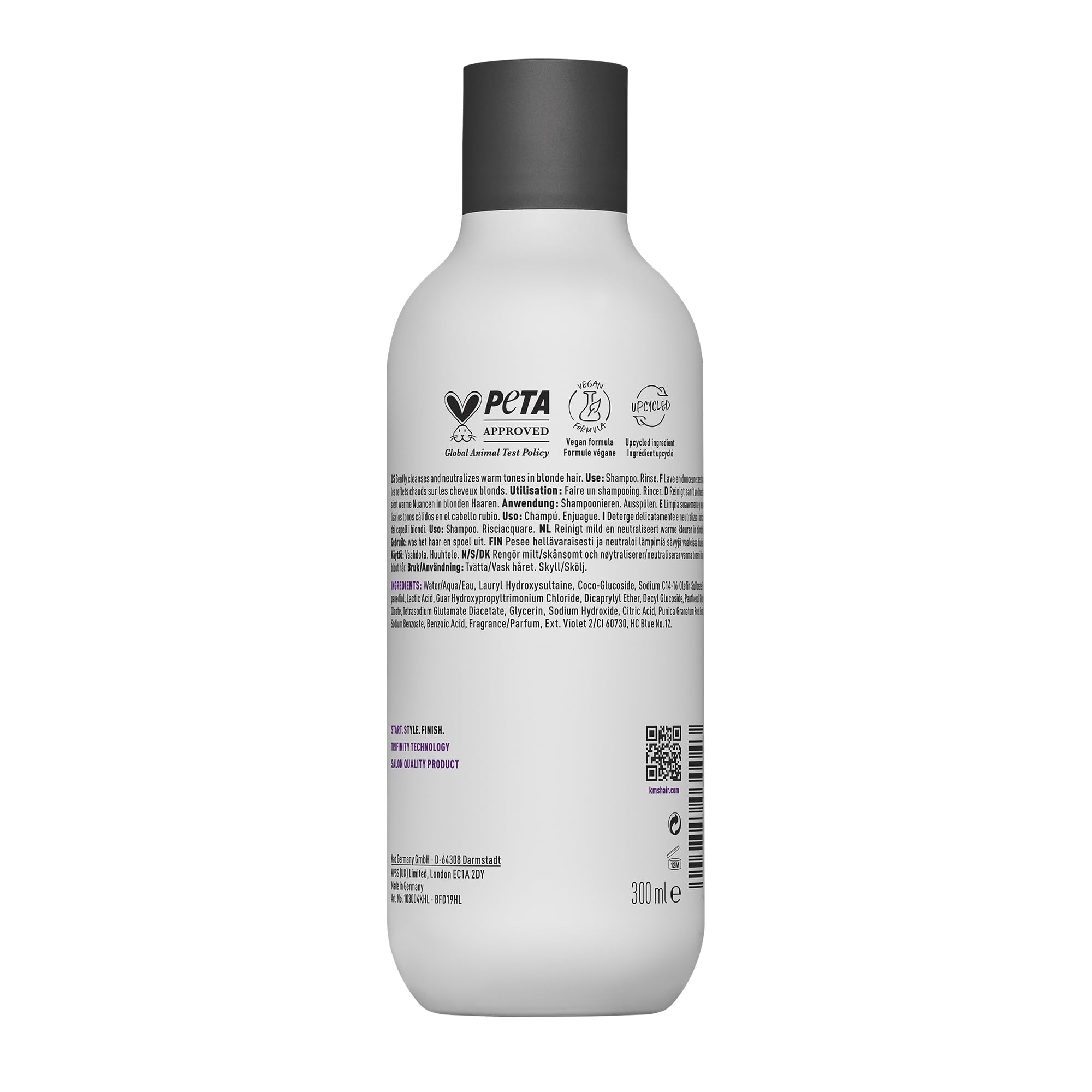 KMS ColorVitality - Blonde Shampoo 300ml - shampoo antigiallo per capelli biondi
