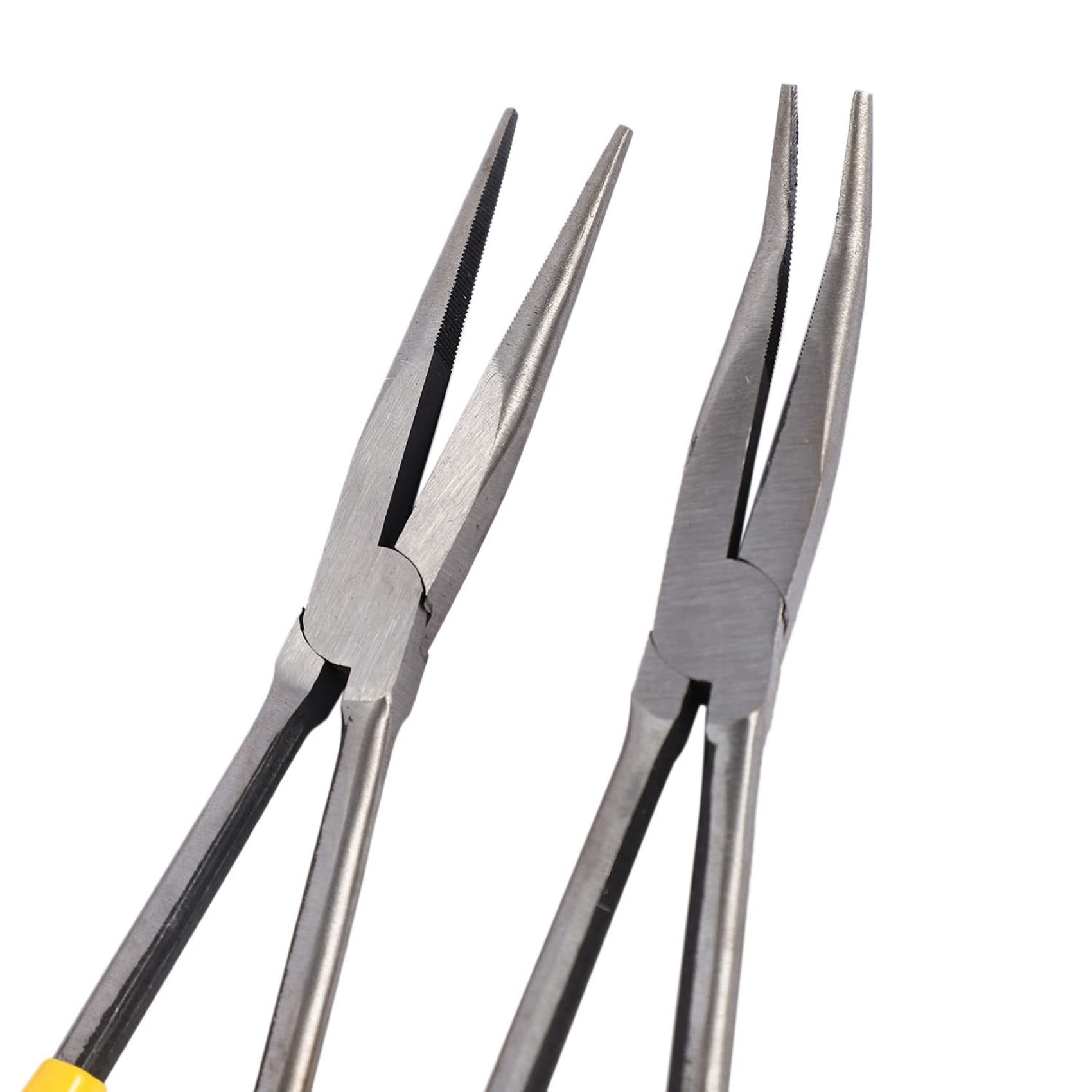 HZACHYX Pince à Bec Pointu Extra-longue 27,9 Cm - Outil De Précision Pour Mécaniciens Et électriciens