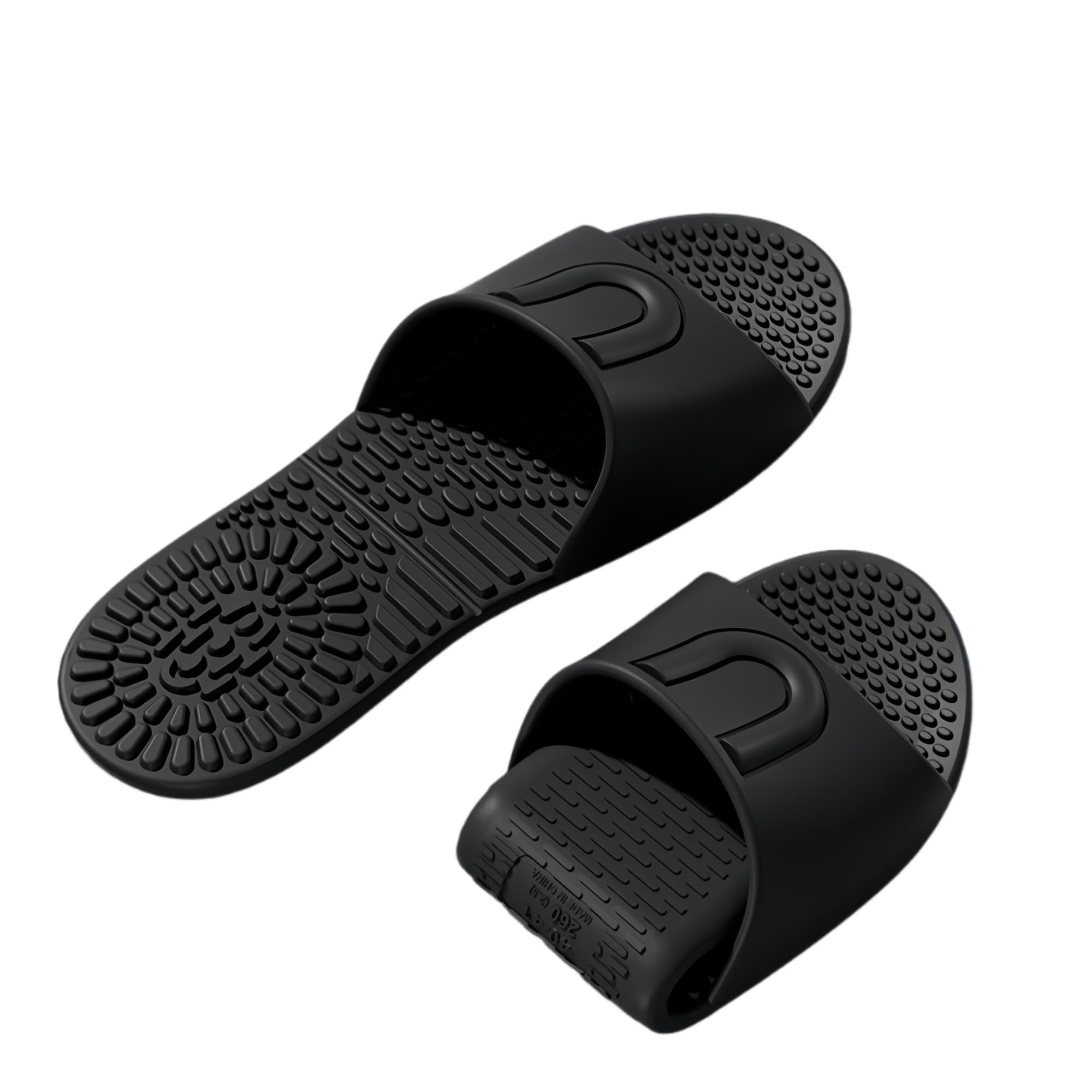 Shower Slippers Foldable Travel Slides For Men Women Unisex Hotel Beach Swimming Trip Quick Dry Non-Slip Lightweight EVA Sandals Indoor Outdoor — view 17