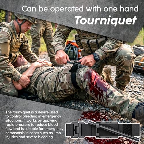 2 Pack IFAK Trauma Kit with Tourniquet, Israeli Bandage, Splint, Tactical First Aid Kit for Car, Camping, Hiking and Travel with Molle Bag - Image 2