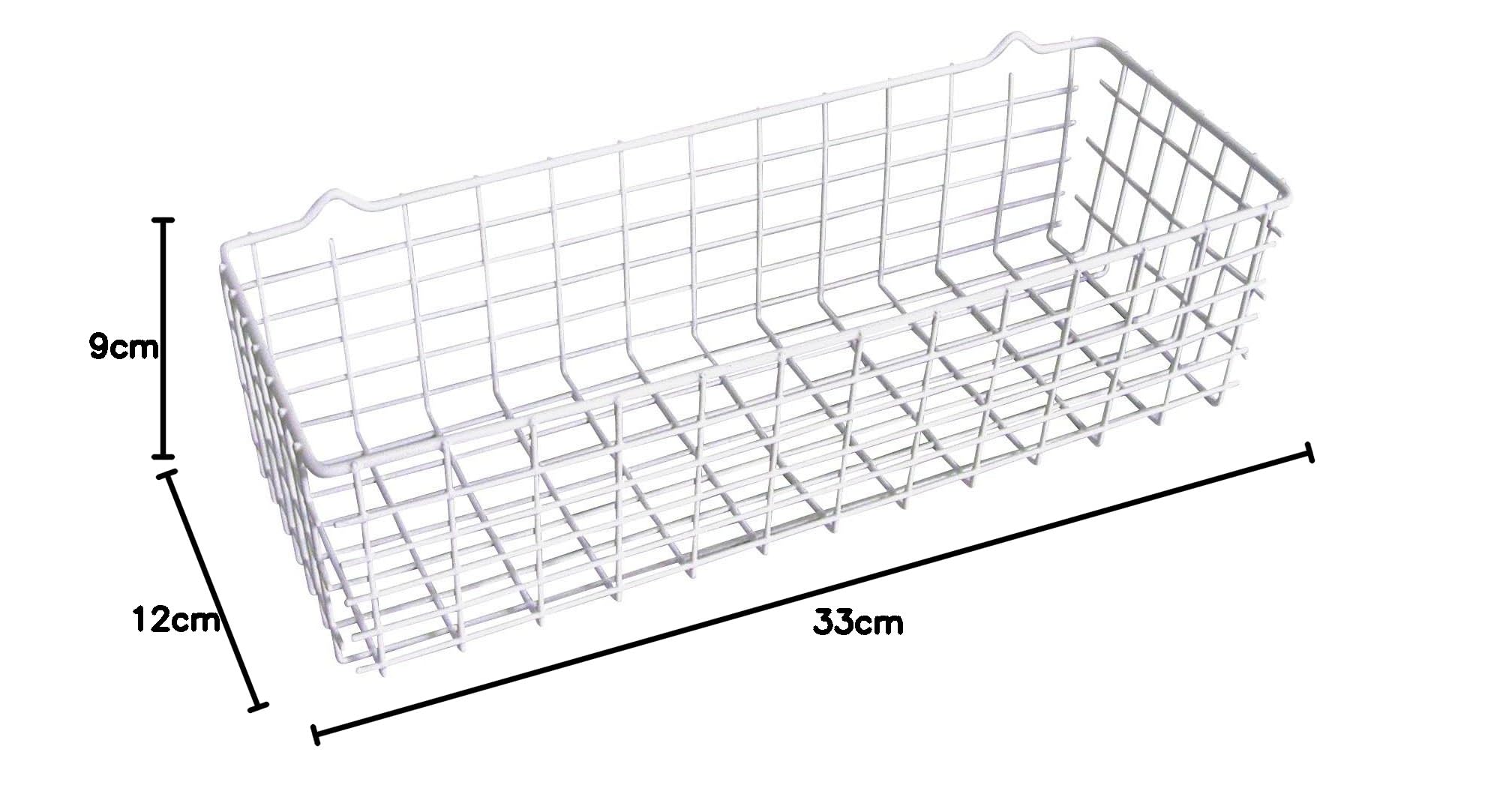 Metaltex Kosz Uniwersalny Pandino, Biały, 33 x 12 x 9 cm