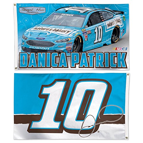 Drapeau WinCraft Danica Patrick 10 de qualité supérieure avec double face