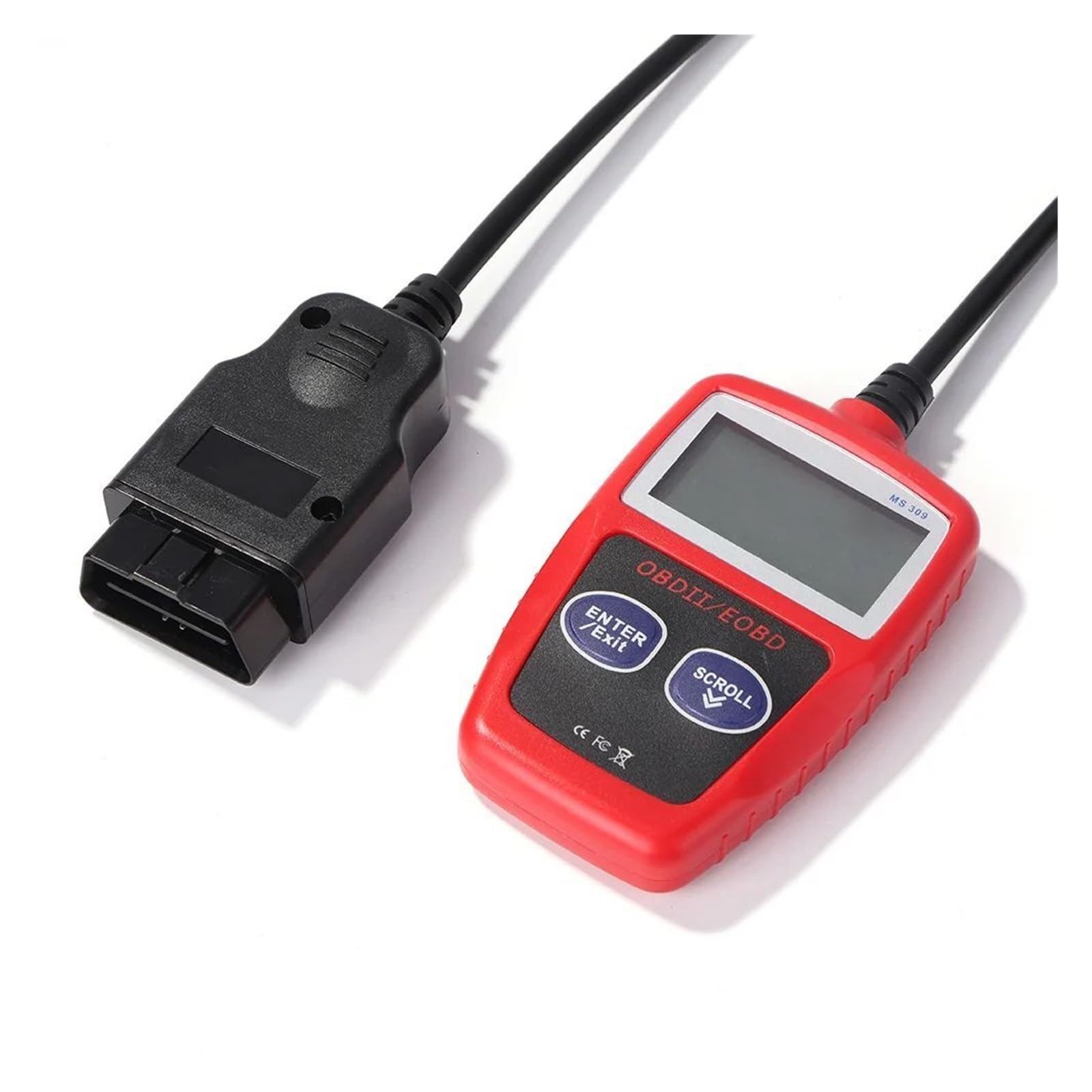 MS309 LCD Obd2 Auto Diagnostische skaner Odb2 czytnik kodów narzędzie diagnostyczne, usterek samochodu i resetowanie, Stabilna wydajność