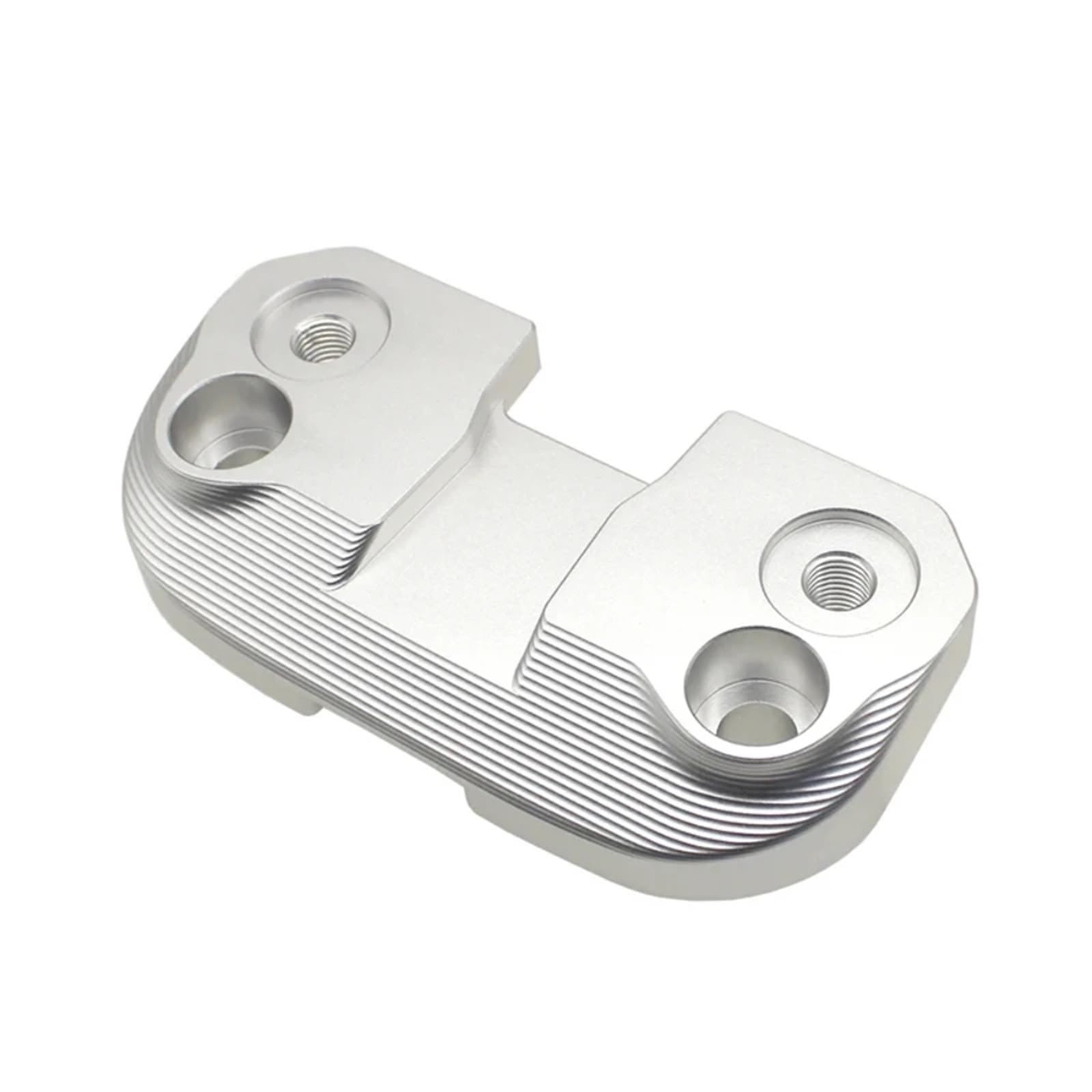 Motorrad Lenkererhöhungen Kompatibel Mit Ducati Für Scrambler 400 800 1100 Motorrad-Lenker-Riser-Klemme Verlängern Adapter-Zubehör(Silver)