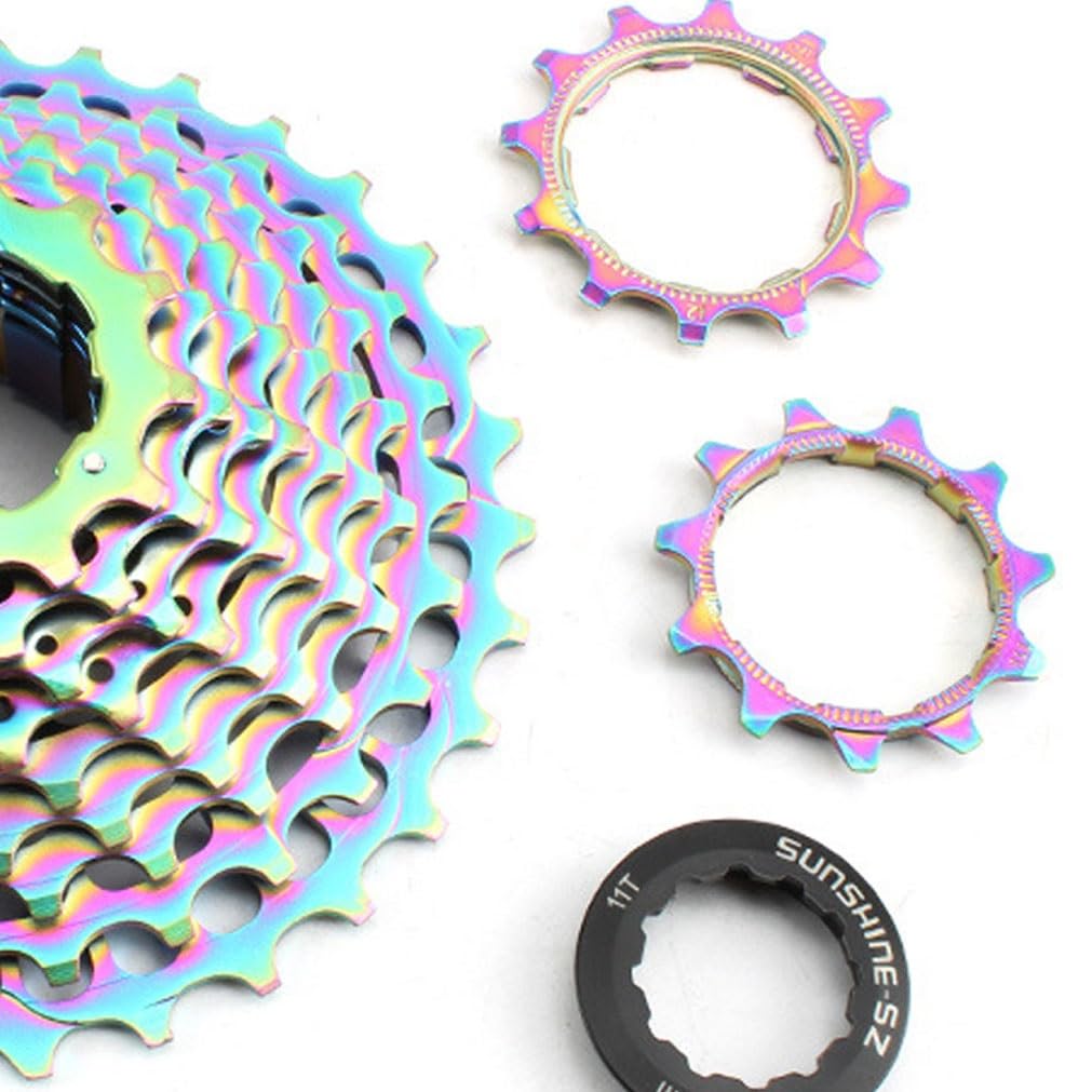 Cassette Ultraligero De 12 Velocidades para Bicicleta De Carretera, Piñones De Cassette 11-32T 11-34T Piñón Colorido HG 12s Velocidad Variable