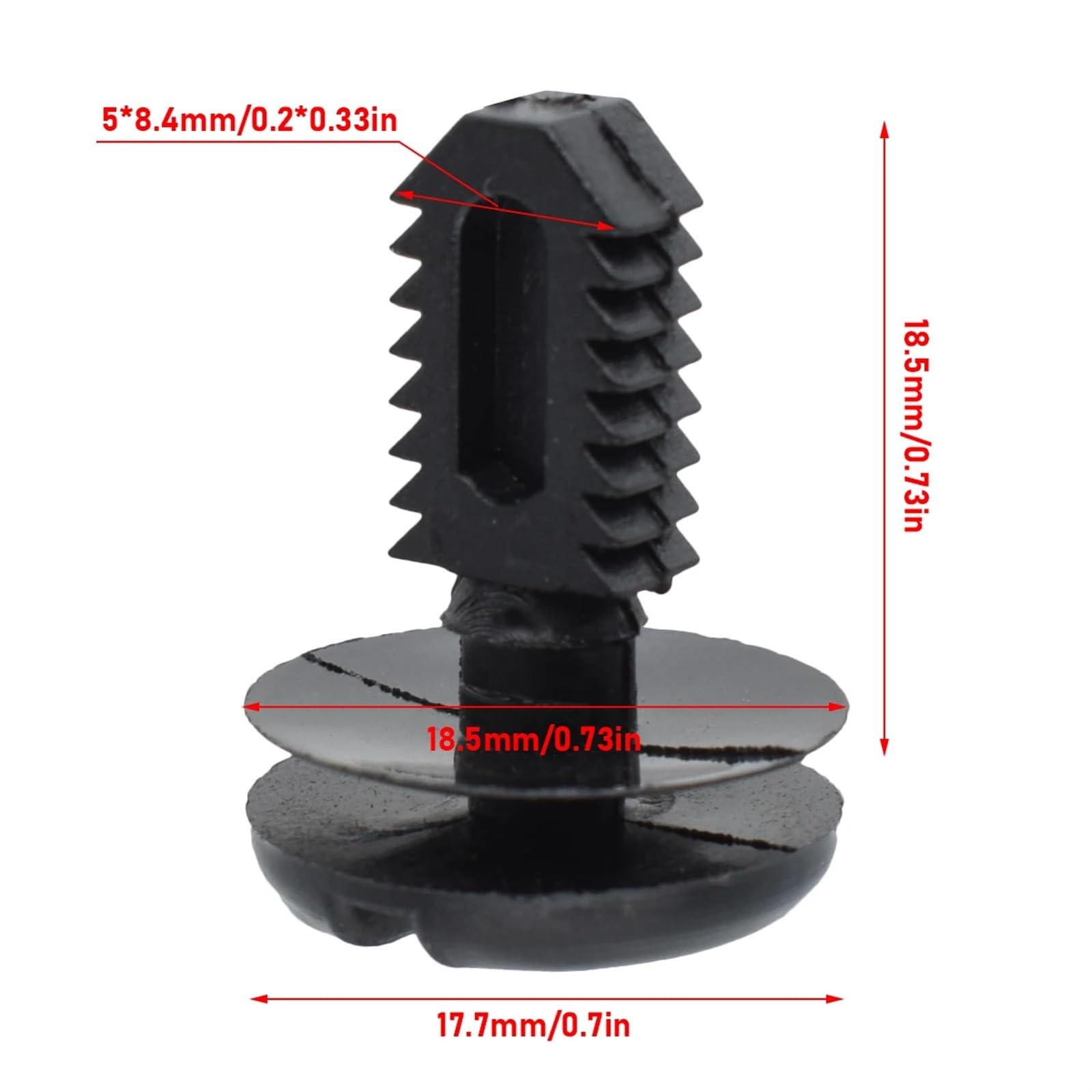 20-Pack Nylon Plastic Nuts With Retaining Ring For BMW E36 E39 E46 E60 E61 E65 E90 E91 X3