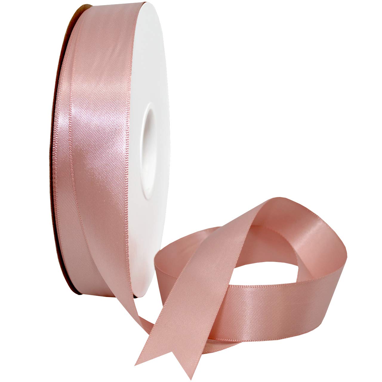 Morex Ribbon Women's Sweet Nectar 08822/50-161 Double Face Satin Ribbon 7/8" X 50 Yd Ribbon For Gift Wrapping, Birthday Gift Cards, Satin Dress For Silk Ribbons For Crafts, Wedding Gifts For Couple