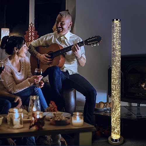 Miniatura 4 de Lámpara de pie moderna, decorativa y elegante, cuerda expuesta al metal, lámpara de pie moderna para dormitorio, sala de estar, oficina, habitación