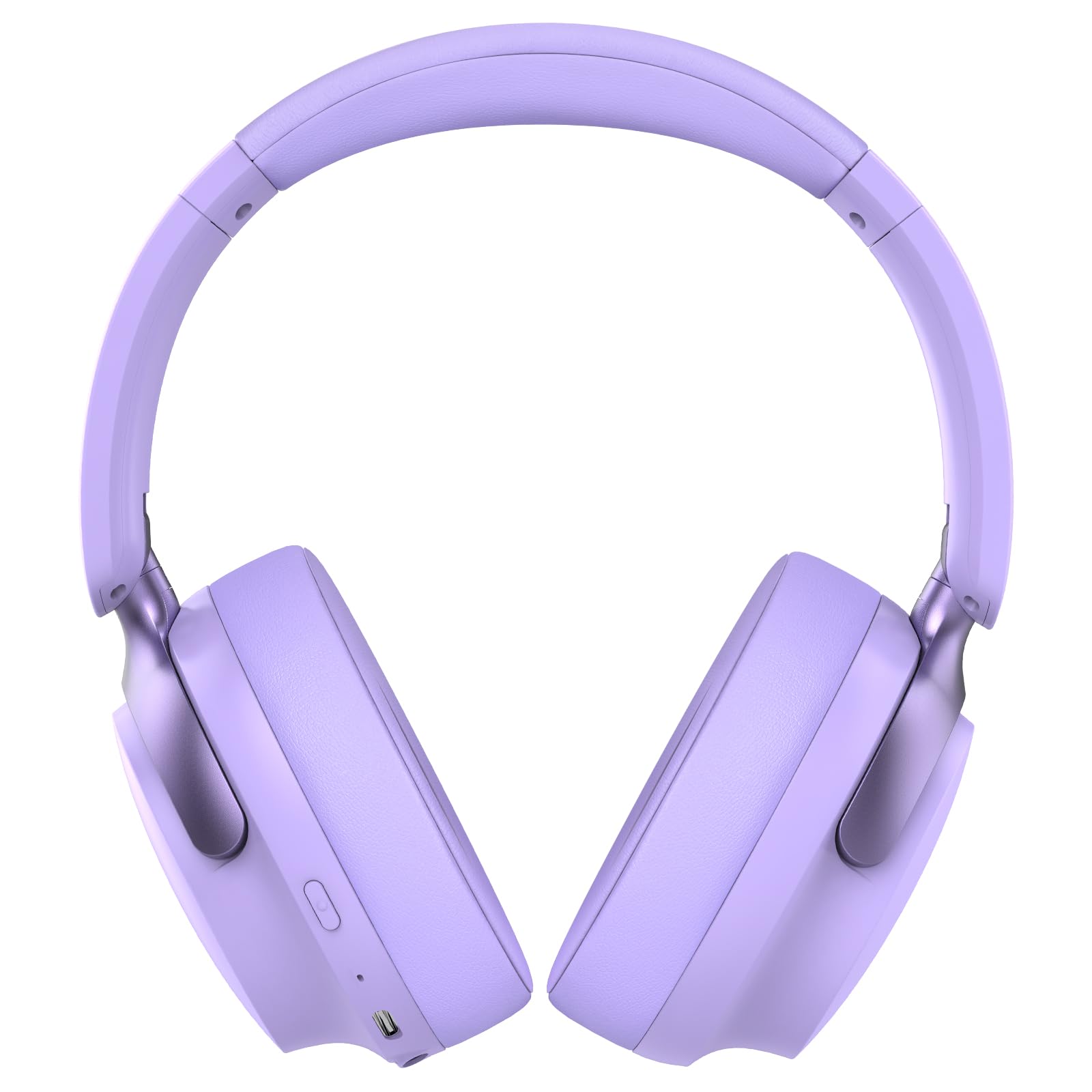 RORSOU B8 Cuffie Bluetooth su orecchio, 6 EQ modalità musicale e cuffie basse basse profonde da 50 ore con microfono, leggero Stereo pieghevole HiFi Viola