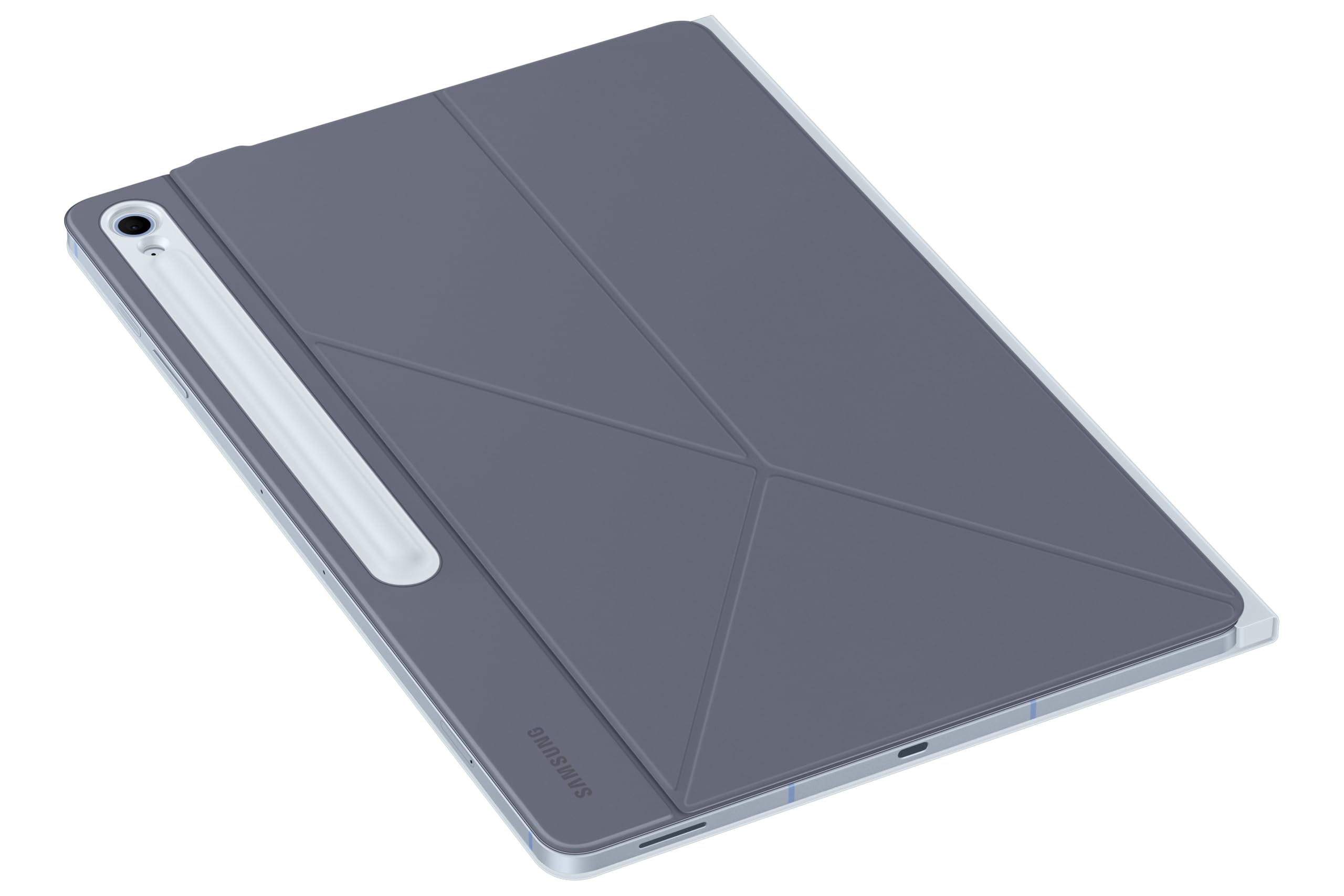 Samsung Smart Book Cover EF-BX620 für das Galaxy Tab S10 FE+, Zweiteiliges Tablet Cover, Tablet-Hülle, stilvoller Schutz, praktische Aufstellmöglichkeiten, inkl. S Pen Aufbewahrung, Blue