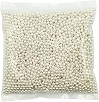 Vista 25 de INSPIRELLE Perlas de imitación de ABS lustroso blanco de 0.63 pulgadas sin perforar para rellenos de jarrón, 140 cuentas de maquillaje de gran