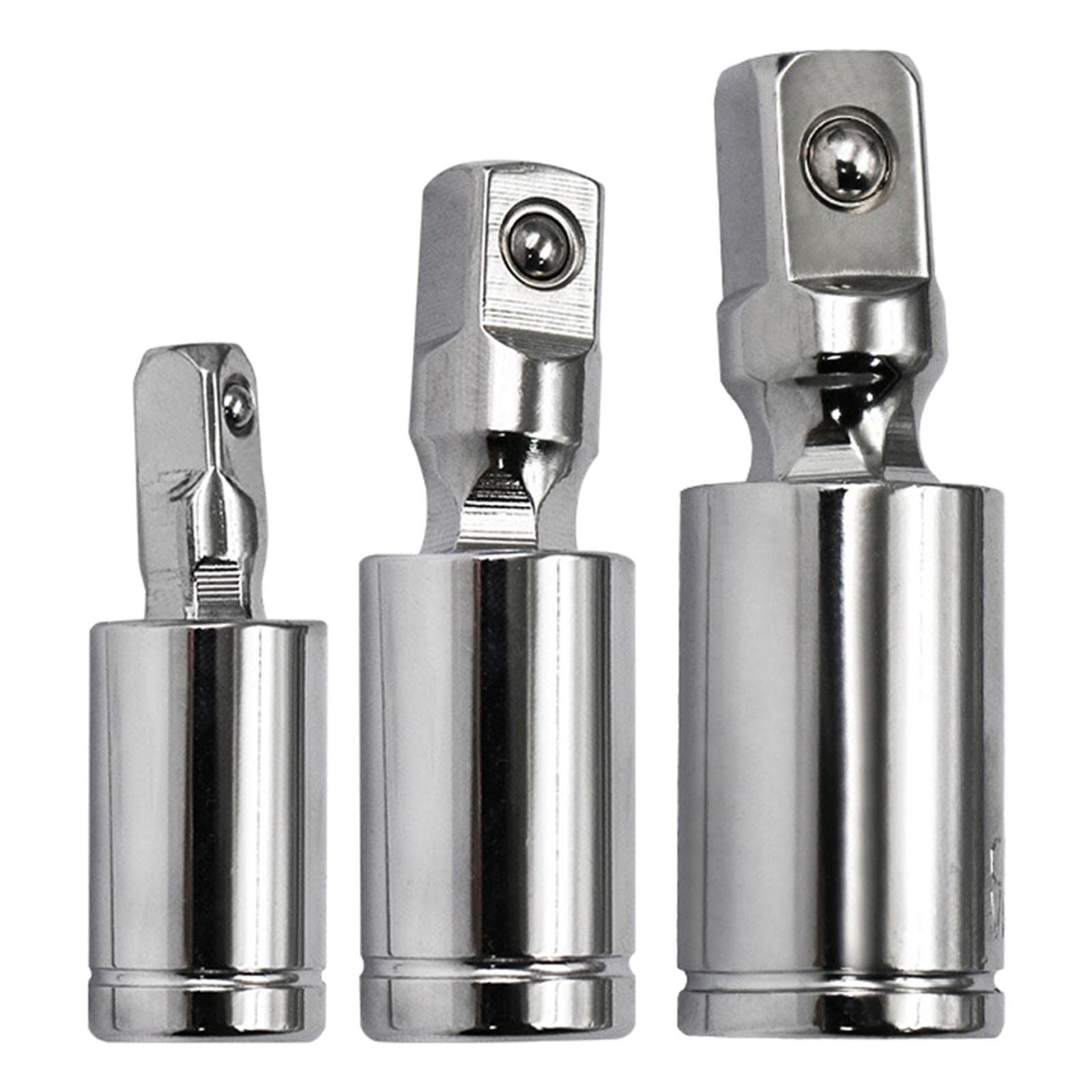 Neaxgeandx Argent 3 Pieces Impact Universal Joint Socket Set Professional Manufacturing Cr-V