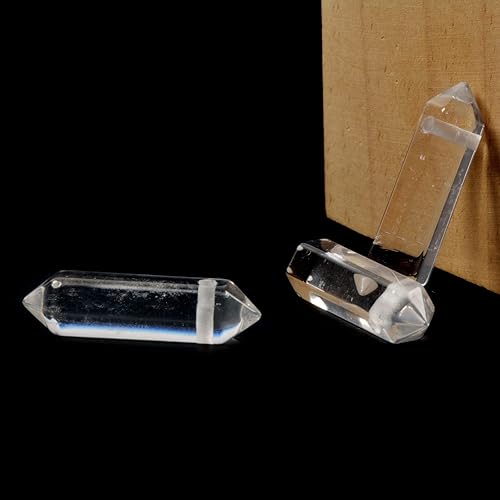 Miniatura 5 de Cuarzo transparente de 1.260 in, piedra preciosa natural, varita hexagonal para hacer joyas, cuentas curativas para chakras, reiki, cuentas