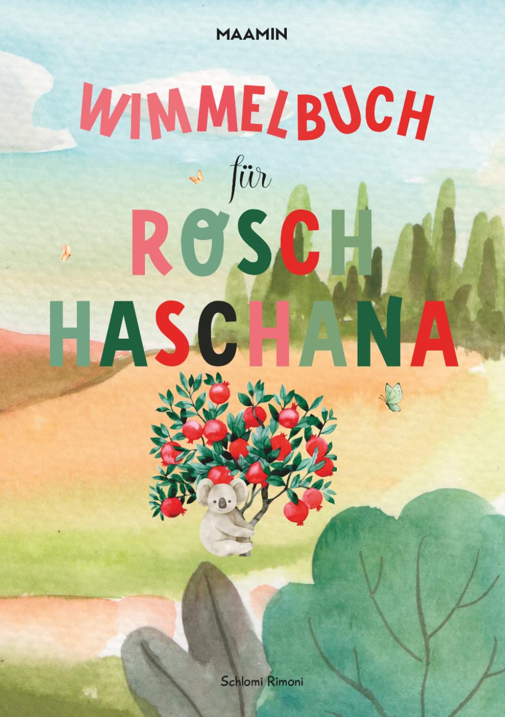 Wimmelbuch für Rosch Haschana: Hebräische Wörter über das jüdische Neujahr