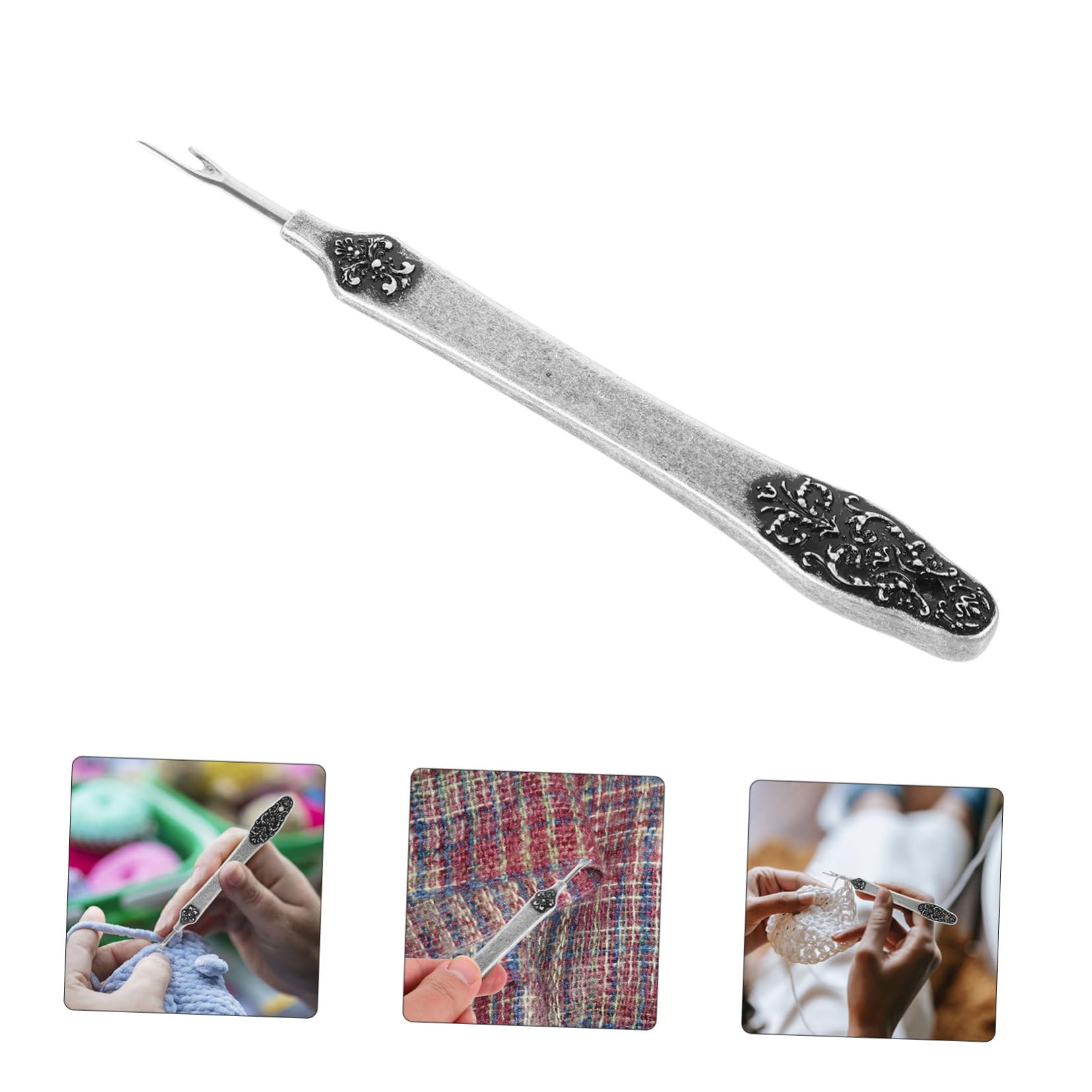 Veemoon Vintage Seam Ripper Thread Remover Tool for Sewing and Crafting Precision Thread Trimming Tool Elegant Design for Removal