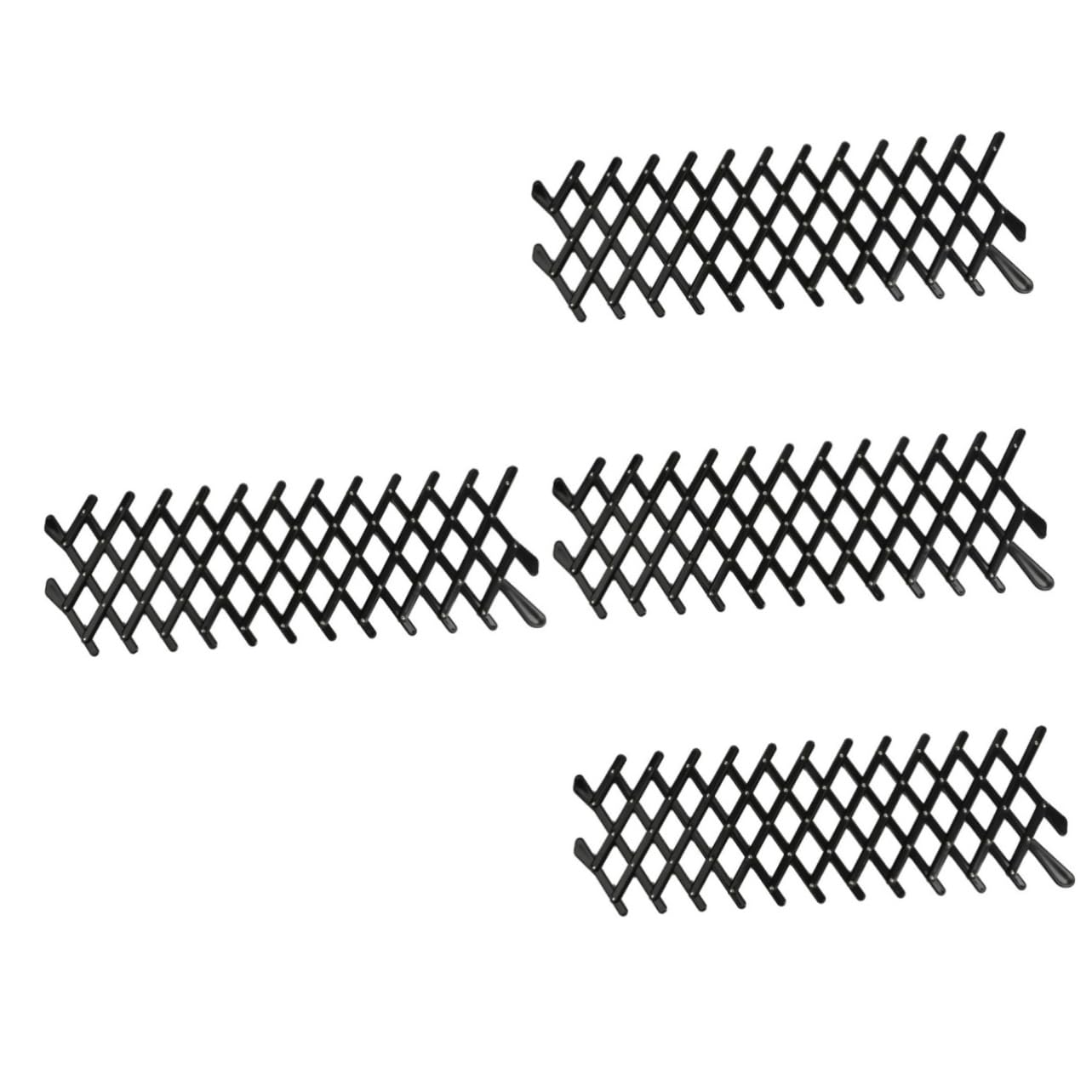 Balacoo 4pcs Dog gate with cat Door pet car Window pet gate with cat Door Way Barrier Portable playpen for Dogs car Window Fence Truck Scalable Travel