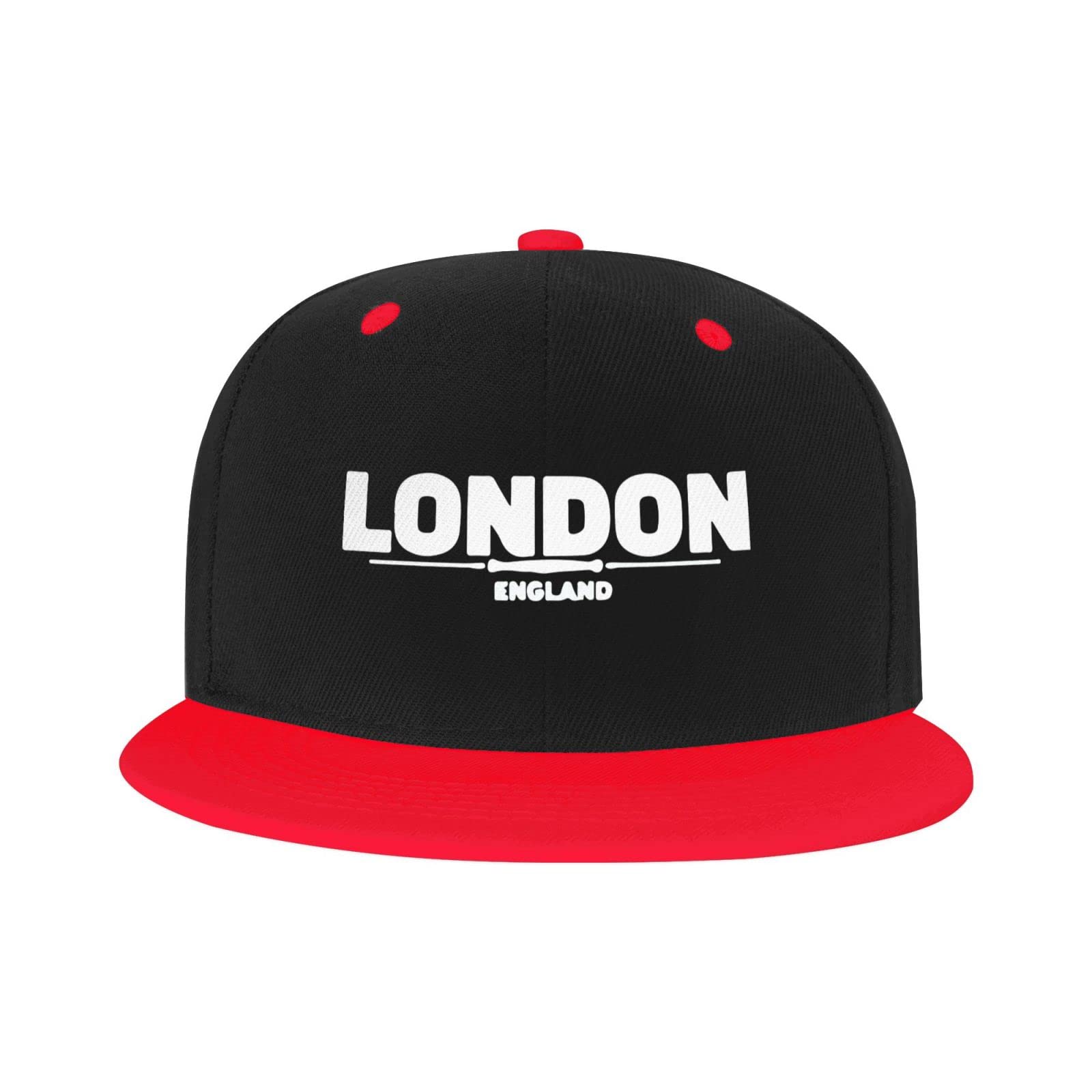 Gqwjksz Unisex Red 1280 Adjustable Hat For Men Women, London England Hip Hop Baseball Cap Trucker Dad Hats