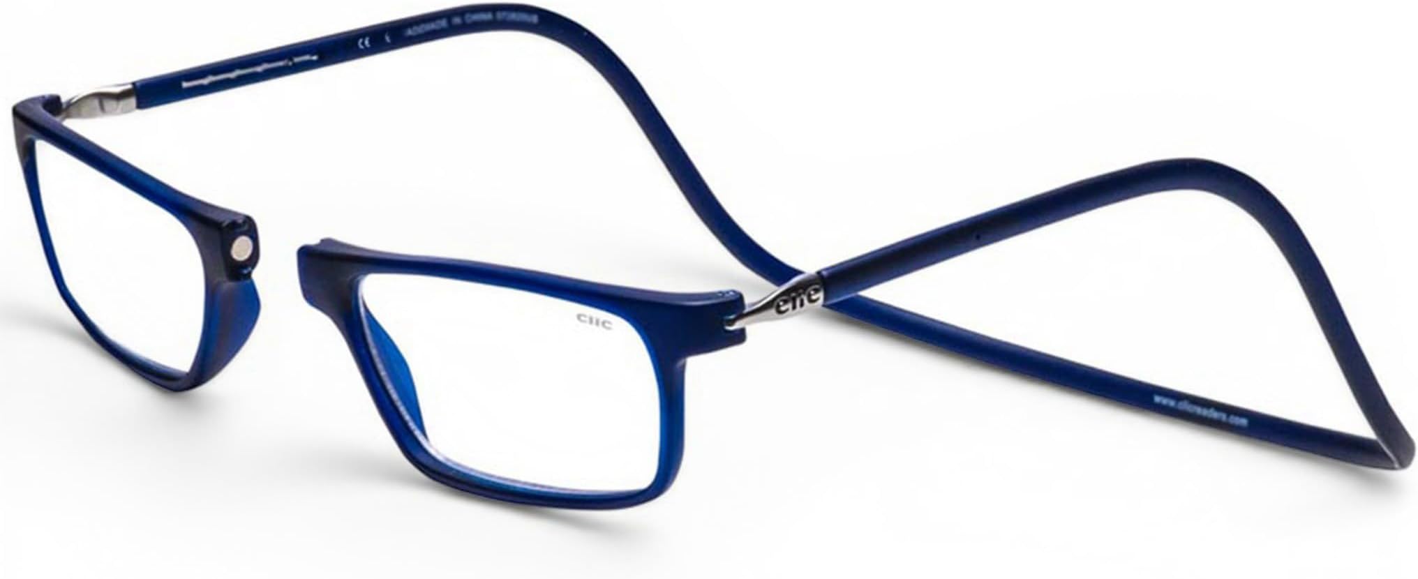 CliC Magnetic Reading Glasses, Computer Readers, Replaceable Lens, Adjustable Temples, Executive