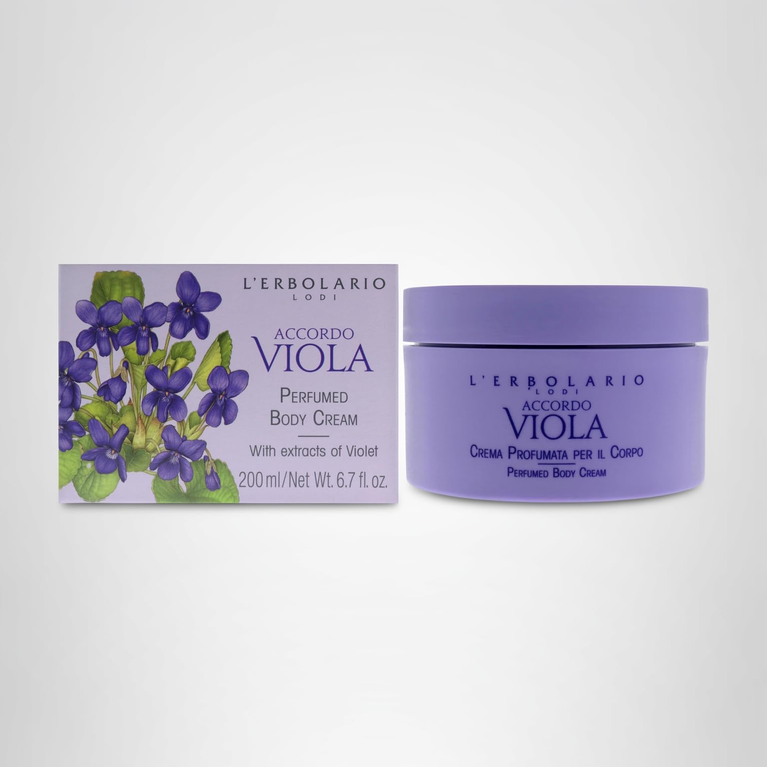 Amazon.com : LErbolario Perfumed Body Cream, Accordo Viola, 6.7 oz