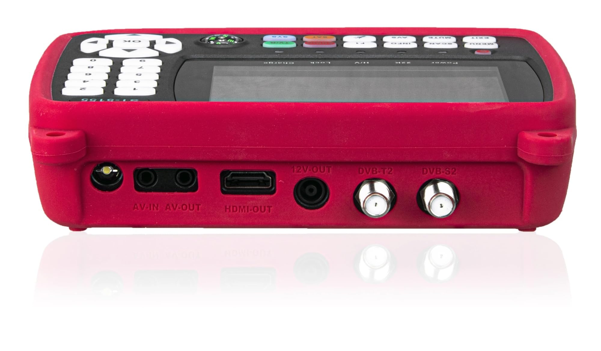 Buscador de satélite DVB-S2 + DVB-C + DVB-T2 medidor de medición de señal Digital Receptor Detector con Pantalla de 4,3 Pulgadas Borrar Pantalla