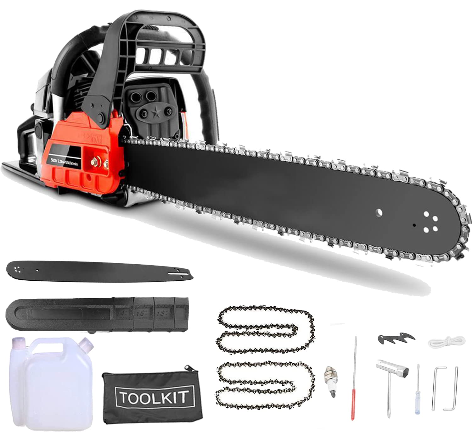 KGK 58CC Chainsaw 20 Inch Gas Power 