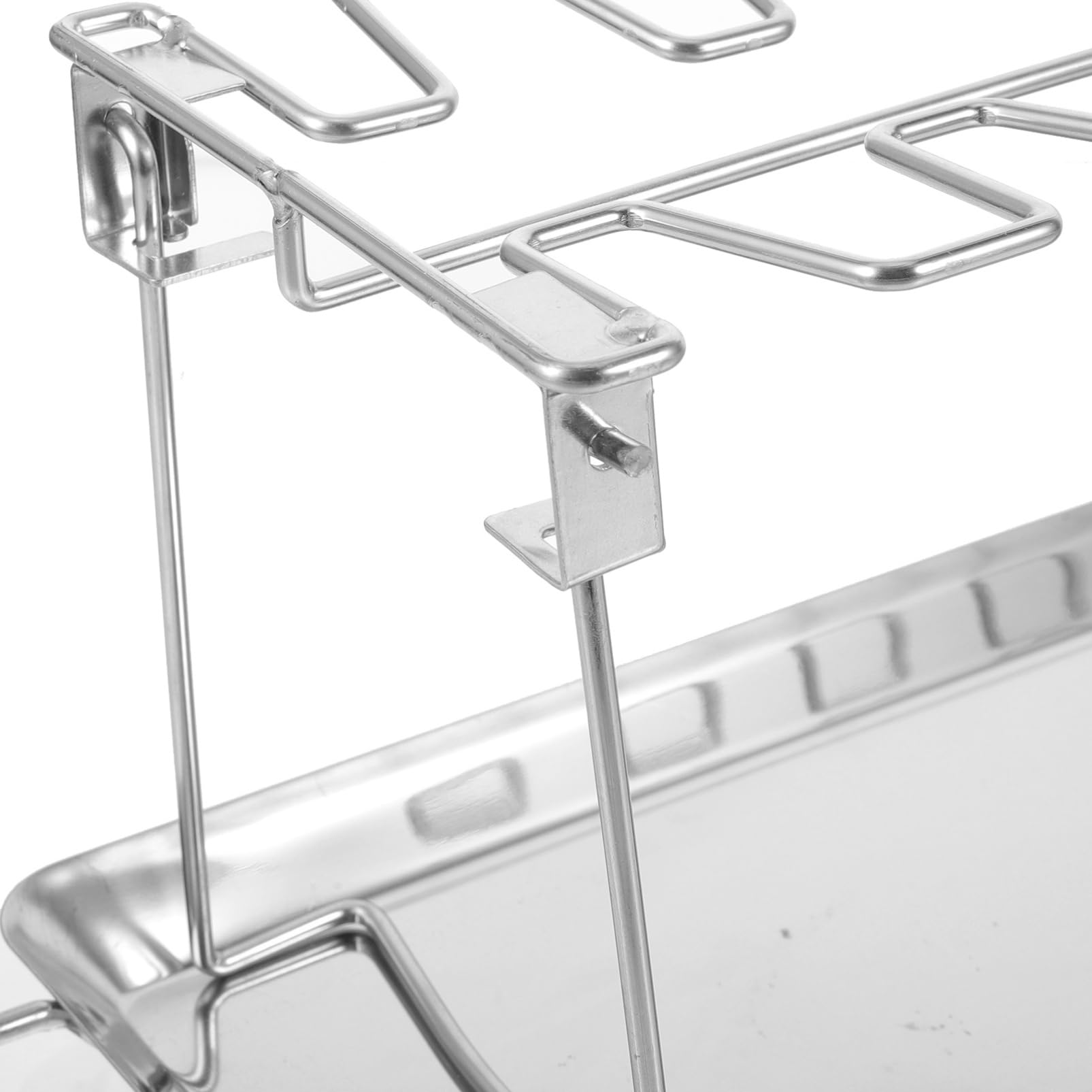 BESTonZON Per Esterni e Forchetta Per Barbecue Per Arrosti Vassoio Portatile Utensile Per Barbecue e