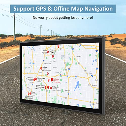 10.1 Inch Android Tablet, Octa-Core Processor, 2.4G 5G Wifi, 2Gb Ram, 32Gb Rom, Bluetooth 5.0, 5Mp+13Mp Dual Cameras, Android 9.0 Pie, Ips Hd Display, Support Gps Fm #TOP3